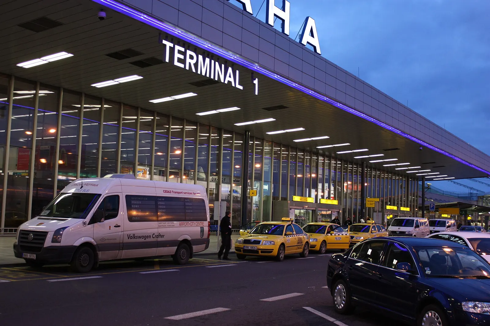 Arrival Hall of Terminal 1 - Prague - Ruzyně.
