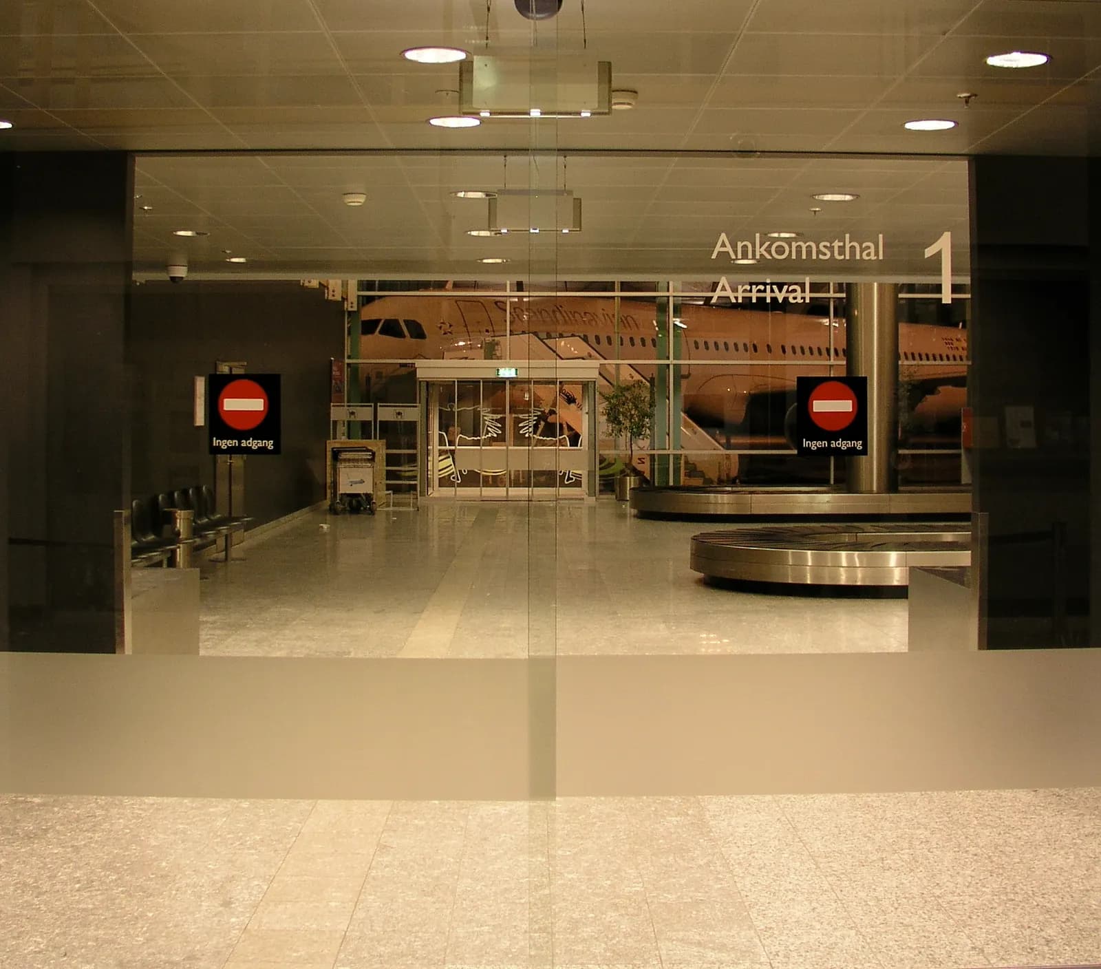 Arrival at Aalborg Airport