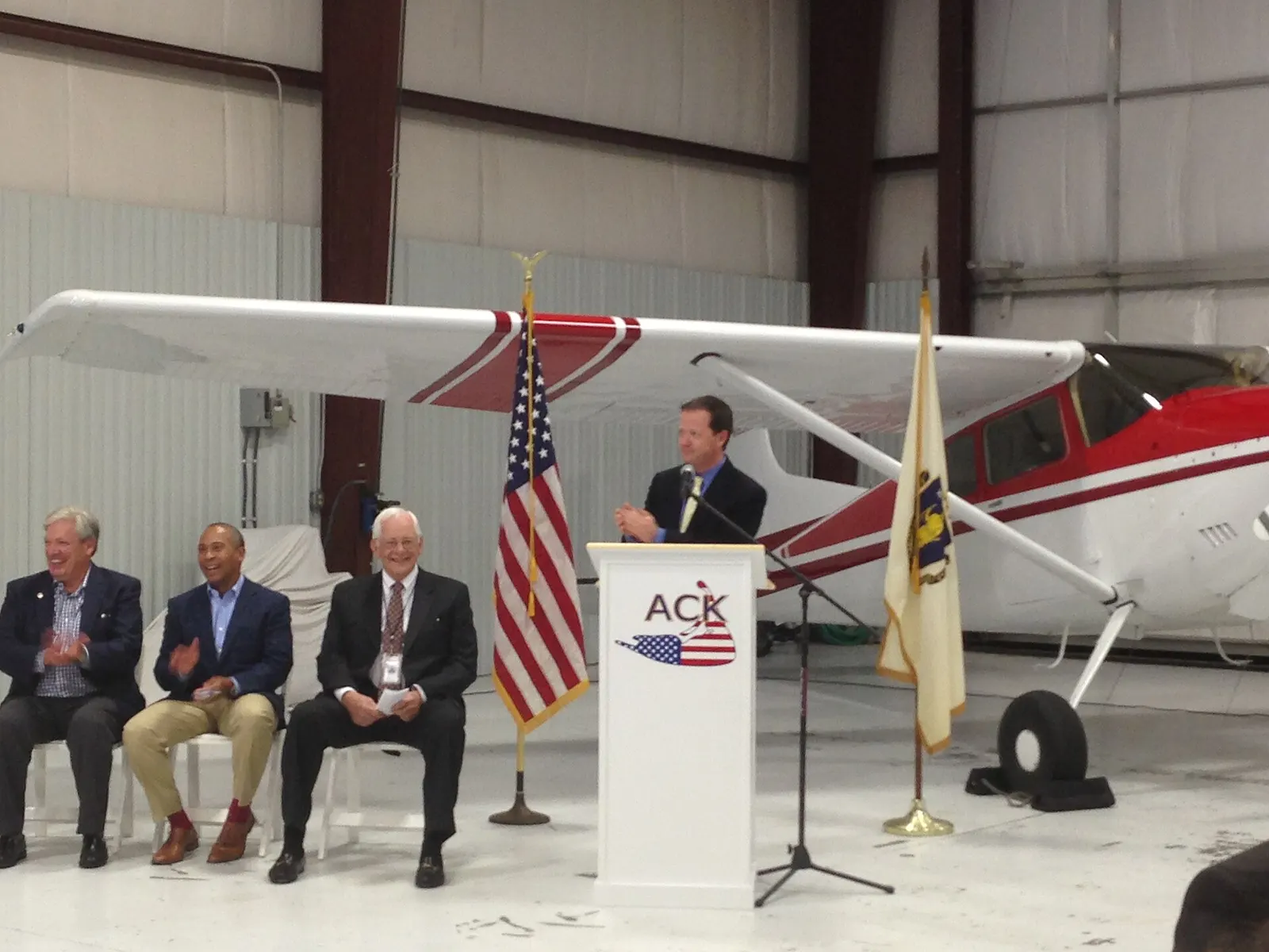 Governor Deval Patrick today launched the next phase of work to make Nantucket Memorial Airport (ACK) the first and only airport in the country to entirely eliminate greenhouse gas emissions from its airport-controlled operations. The implementation phase announced today includes execution of energy