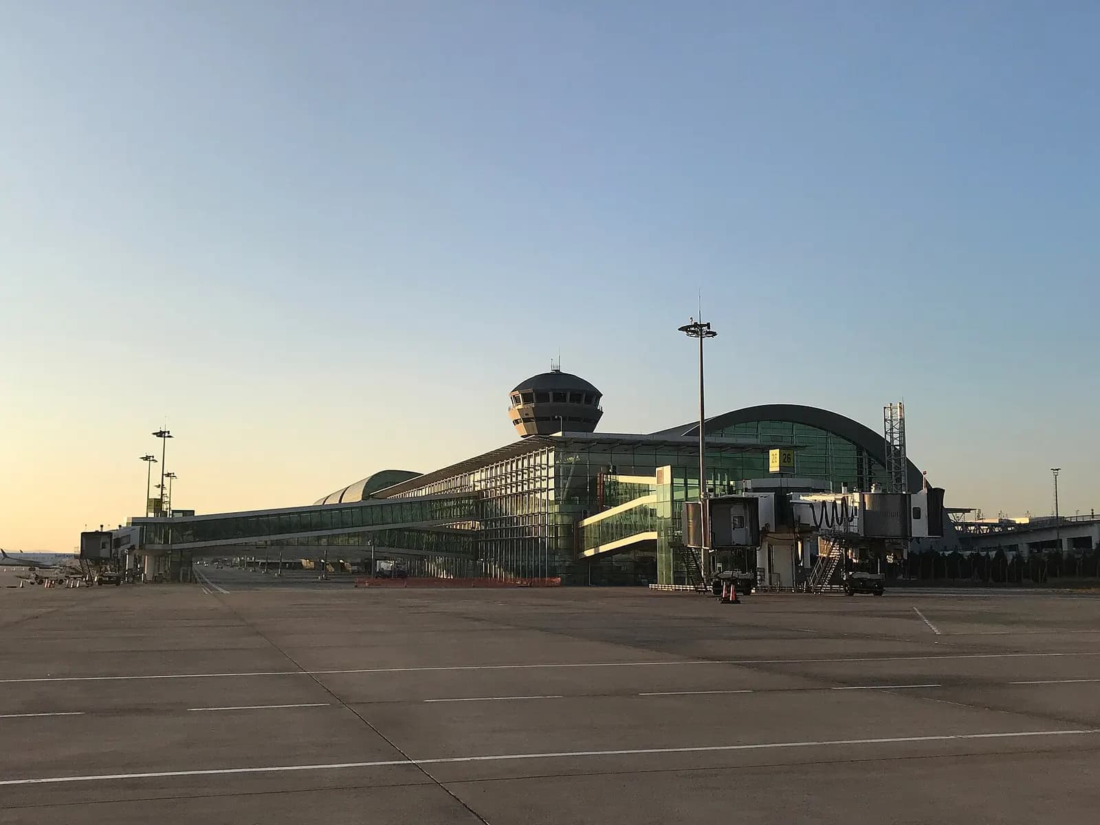 International Terminal of Adnan Menderes Airport in İzmir, Turkey.
