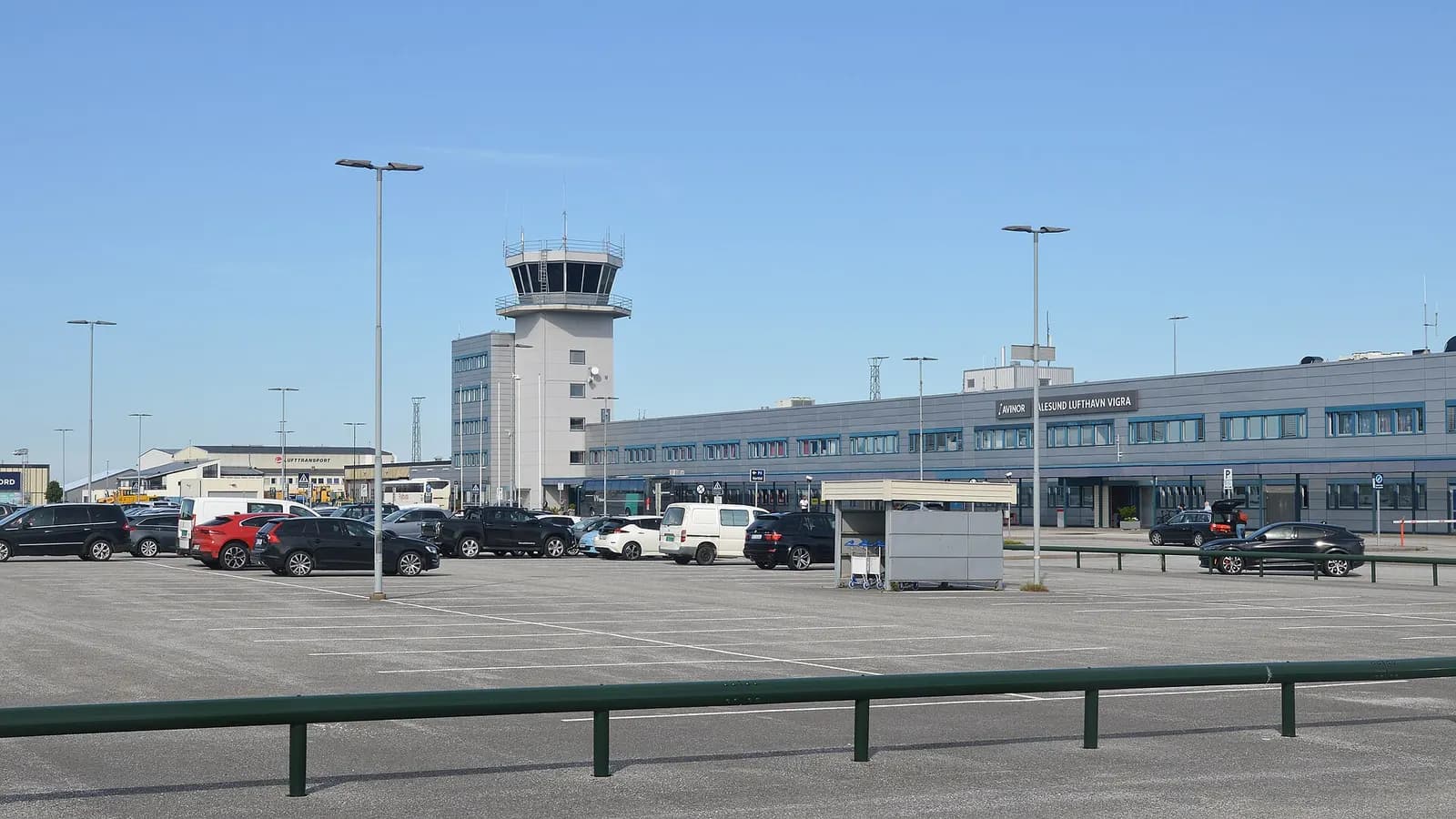 Ålesund Airport Vigra campus view in Giske, Norway