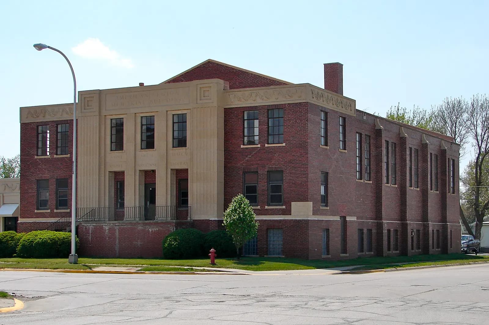 American Legion Memorial Building on the NRHP since December 12, 2006. At 201 Poplar St., Atlantic, Cass County, Iowa.