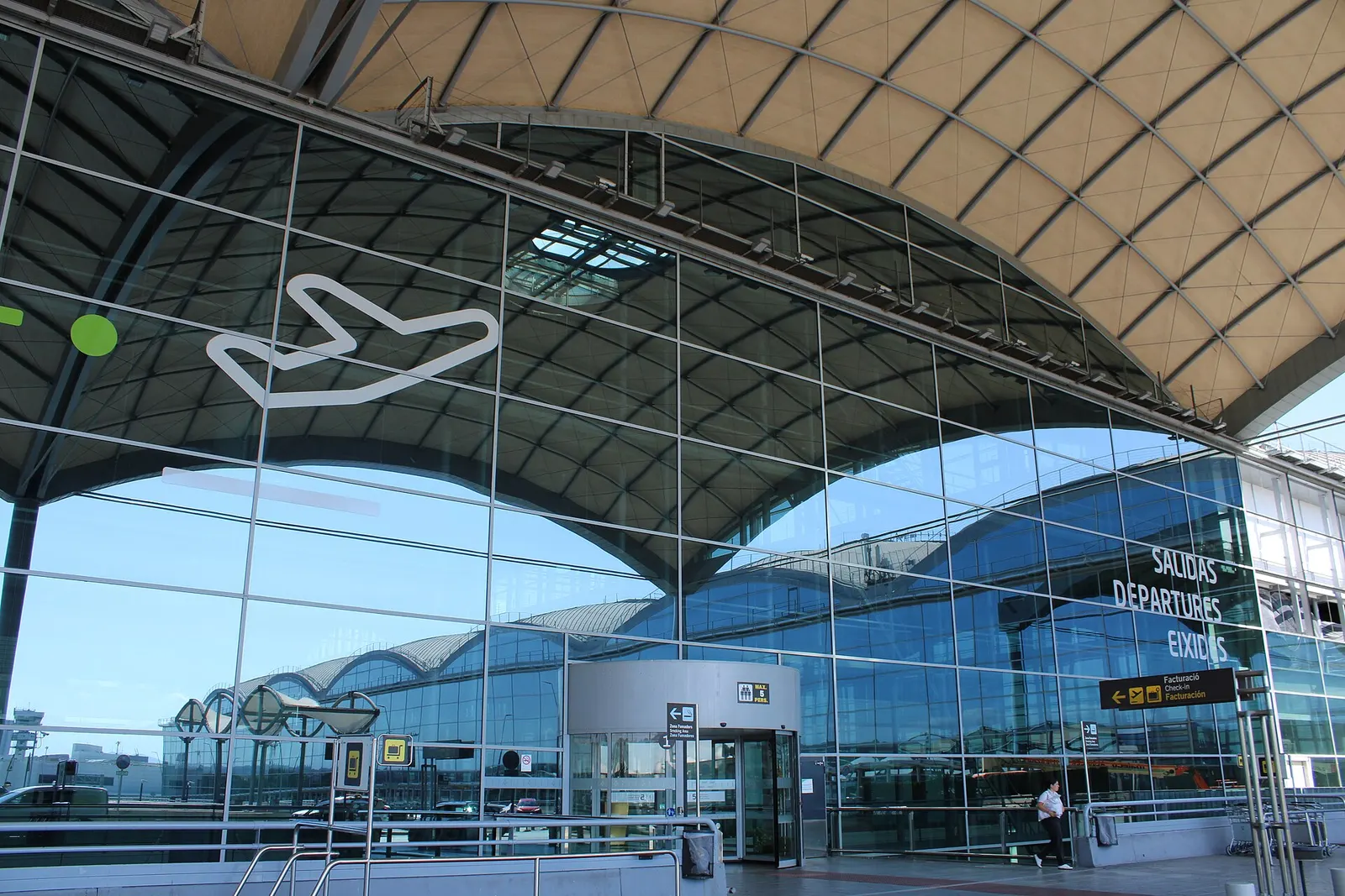 Departures hall at Alicante-Elche Miguel Hernández Airport in June 2024
