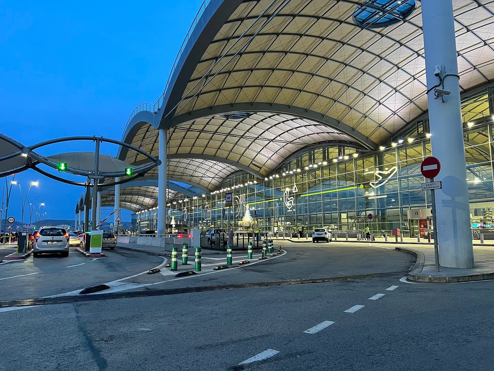 Departures zone at Alicante Airport