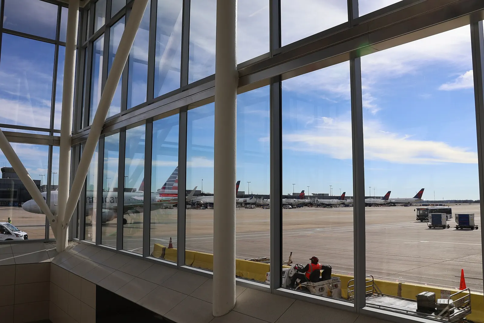 Hartsfield-Jackson Atlanta International Airport (ATL) Concourse T in Clayton County, Georgia.
