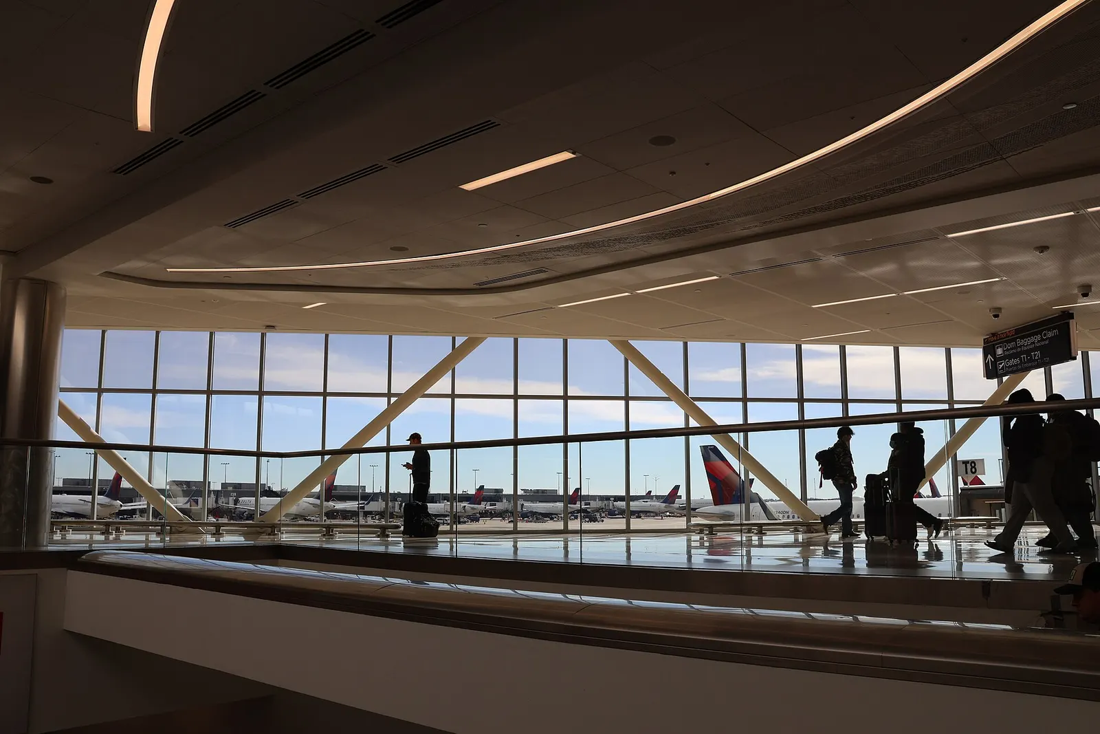 Hartsfield-Jackson Atlanta International Airport (ATL) Concourse T in Clayton County, Georgia.
