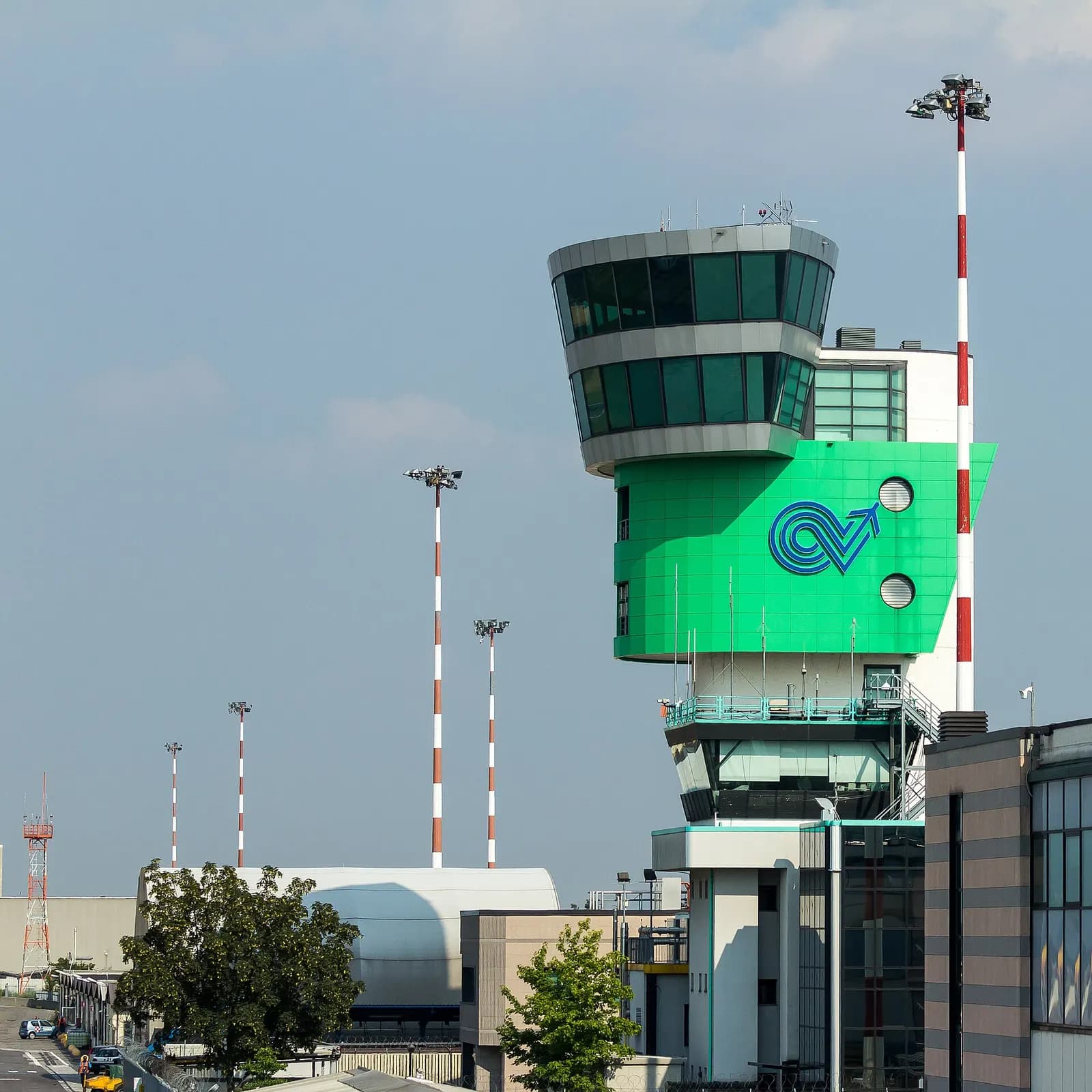 Control tower at Milan Bergamo Airport (Orio al Serio)
