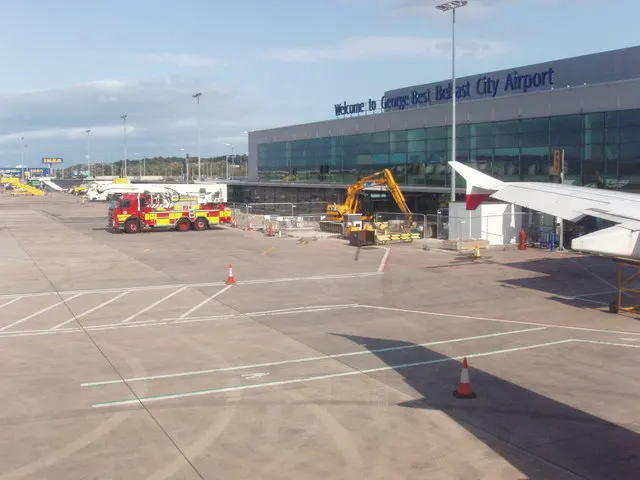 Airside face of the Belfast City Airport terminal