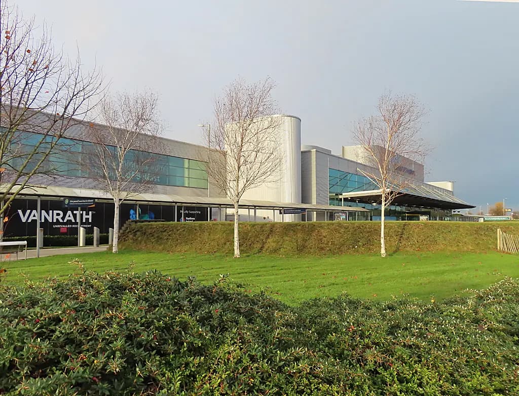 George Best Belfast City Airport terminal and apron