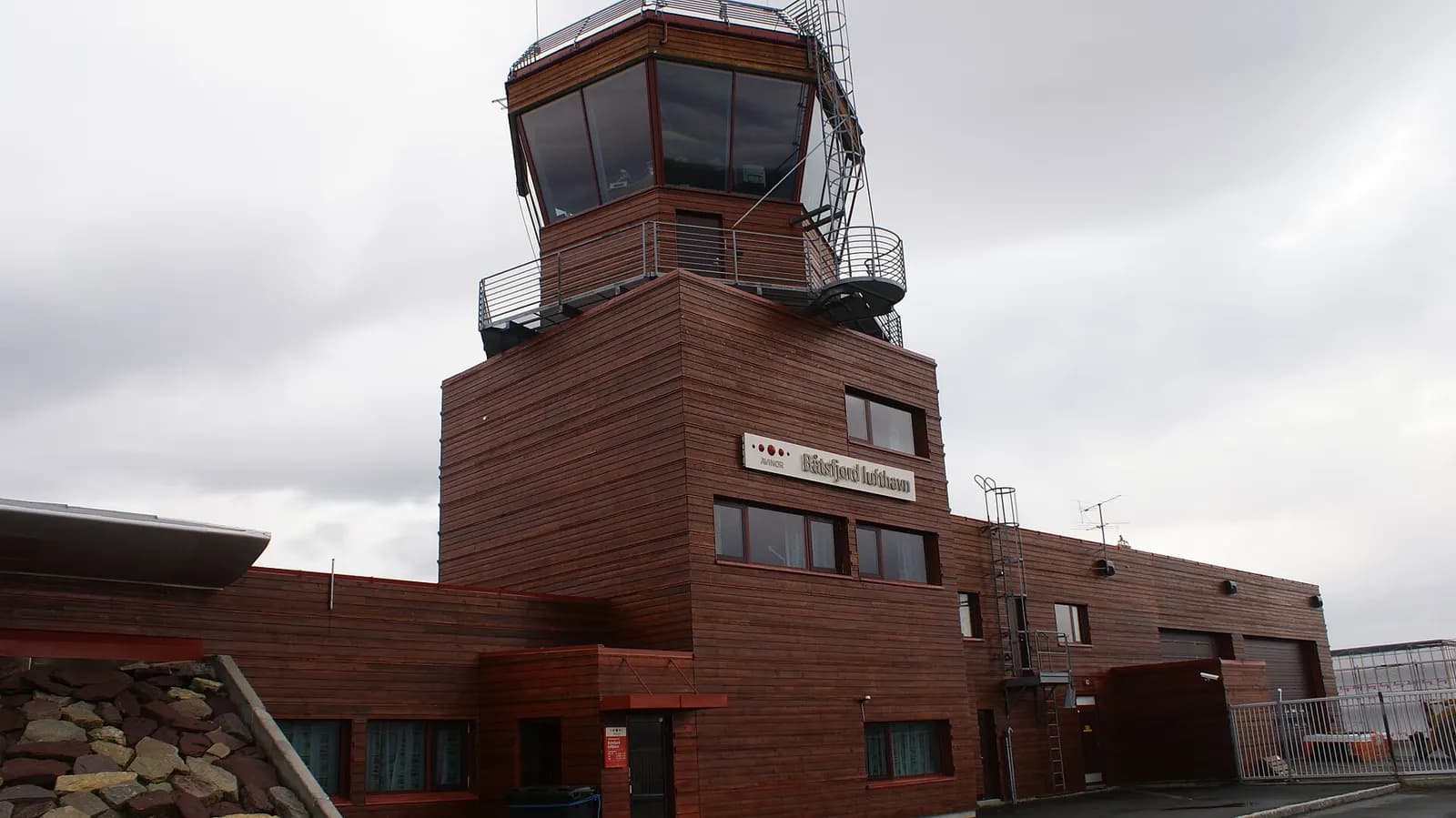 Båtsfjord Airport, Varangerhalvøya, Finnmark, Norway.