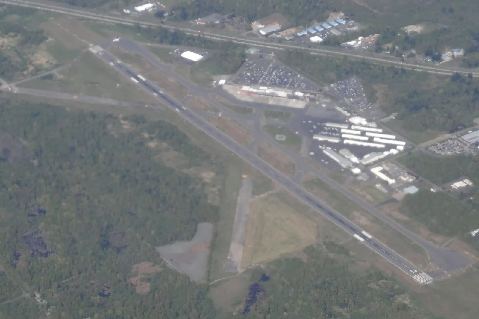 BLI AIRPORT FROM 767 AIR CANADA C-GHPE FLIGHT LAX-YVR