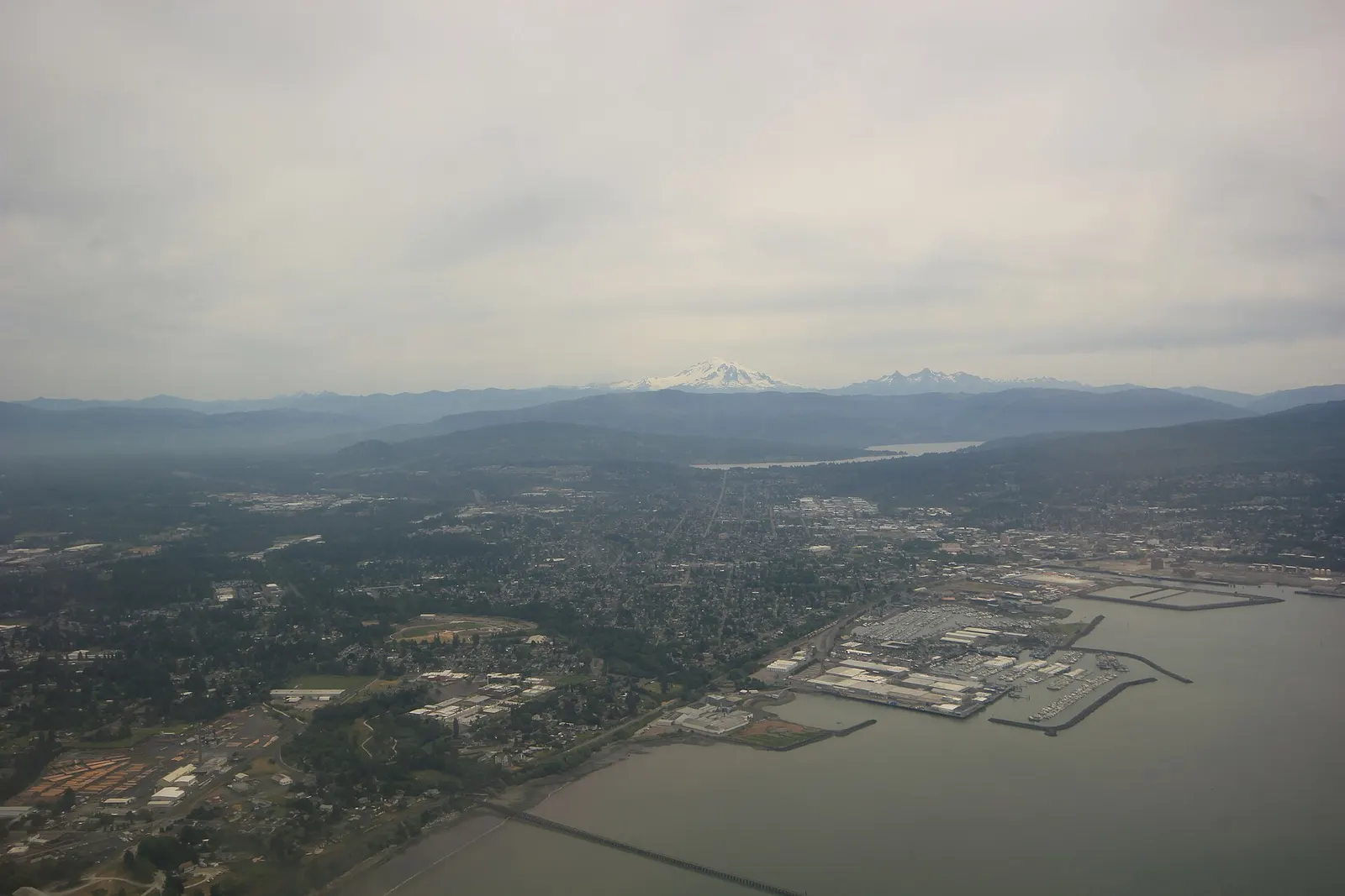 Photo taken from a departing Allegiant Air MD-83 from KBLI Bellingham International Airport.