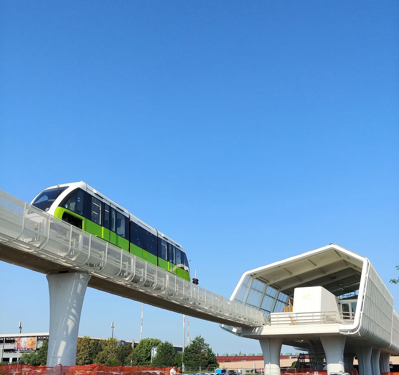 Marconi Express people-mover airport terminus linking Bologna Airport to Centrale