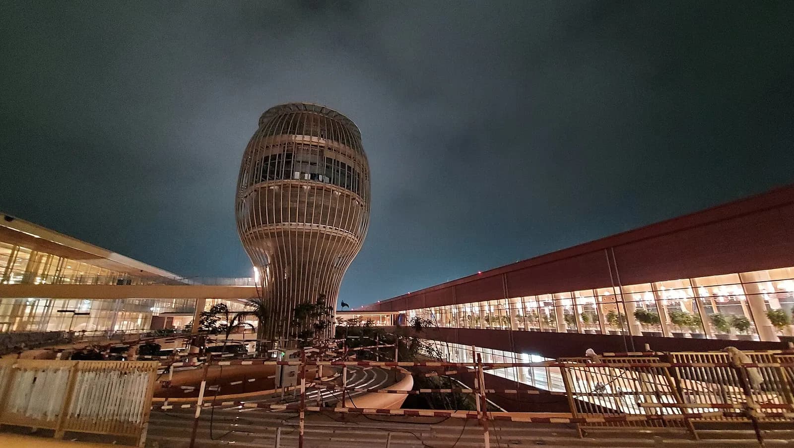 Air Traffic Control tower at Terminal 1 of Kempegowda International Airport Terminal, Bengaluru.