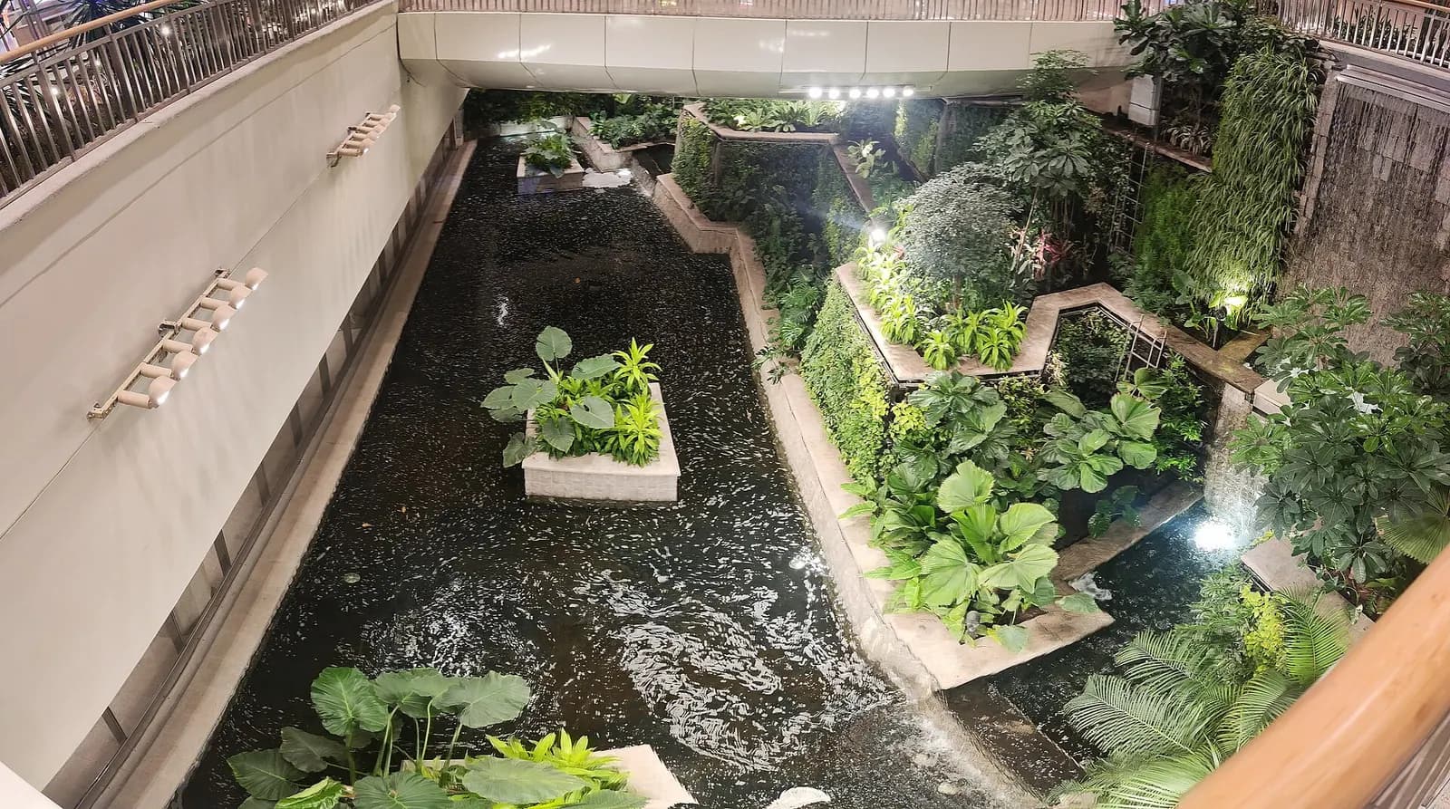 Indoor gardens inside Terminal 2 at Kempegowda International Airport, Bengaluru
