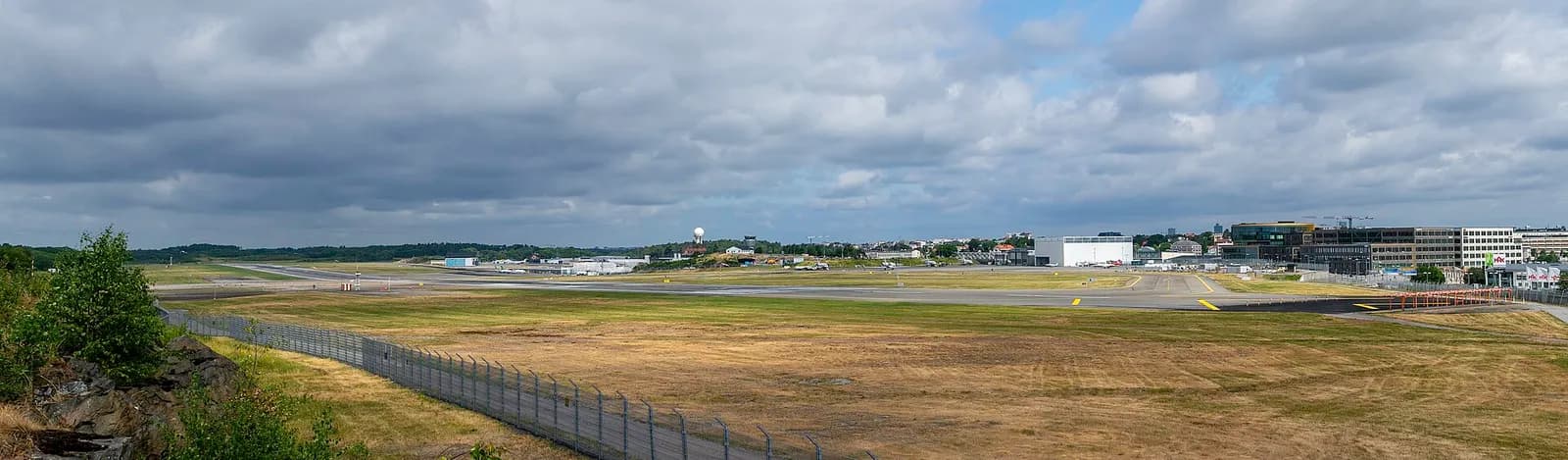 Panorámica do aeroporto de Bromma.