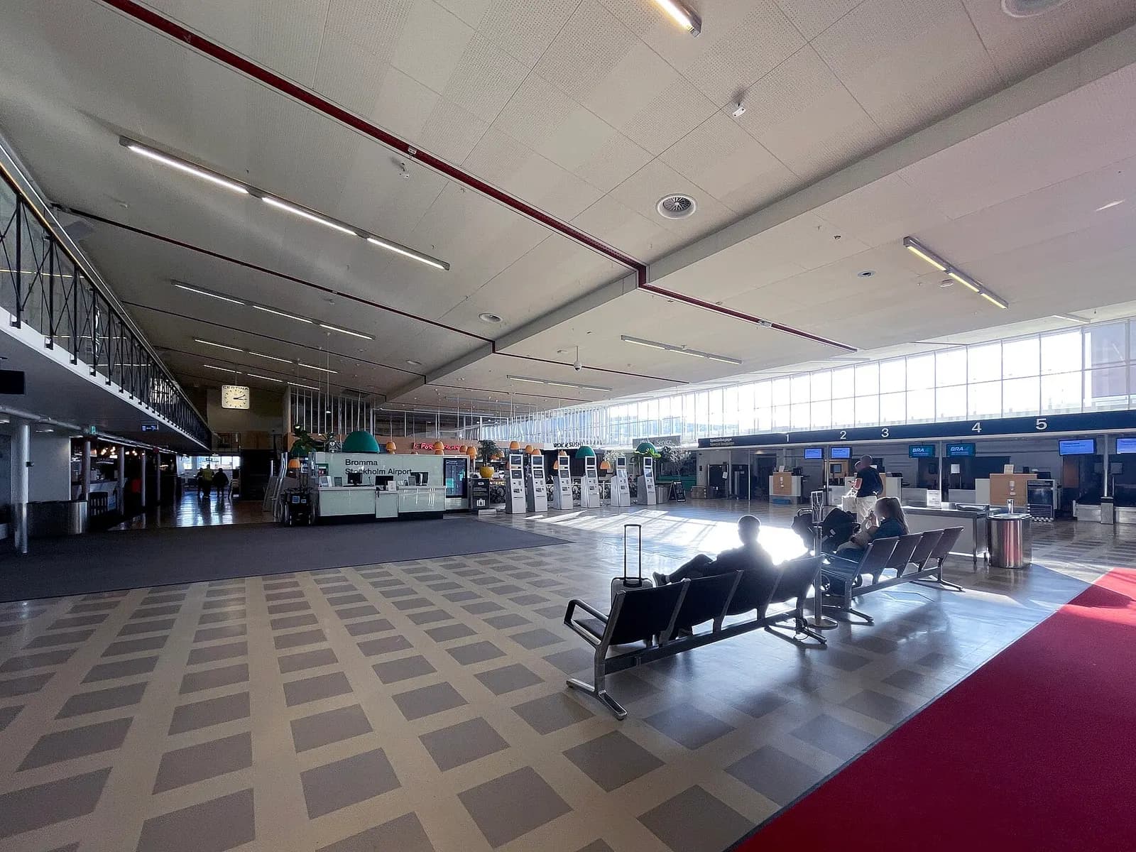 Bromma Airport check-in hall