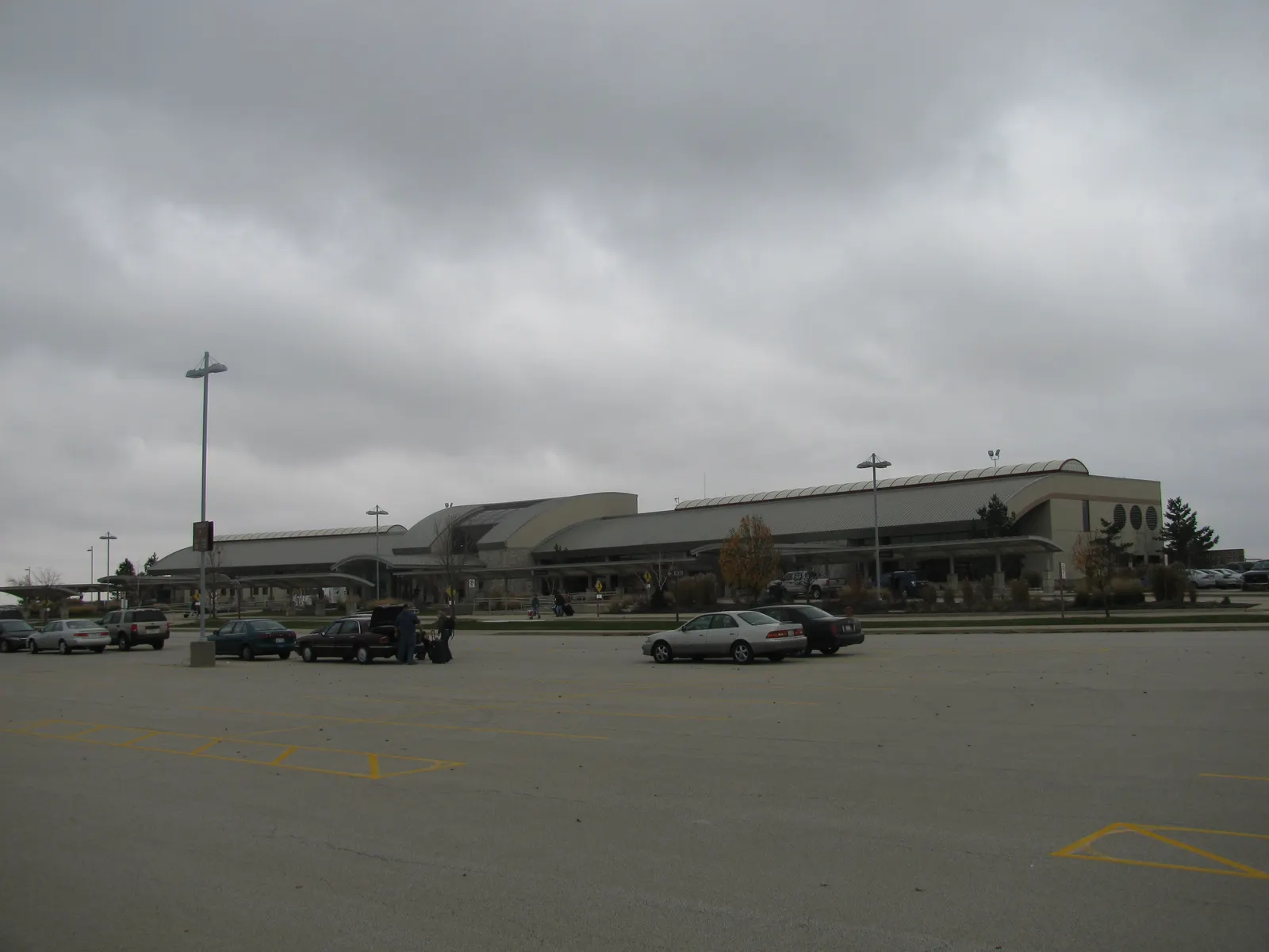 Landside face of the Central Illinois Regional Airport passenger terminal in Bloomington-Normal
