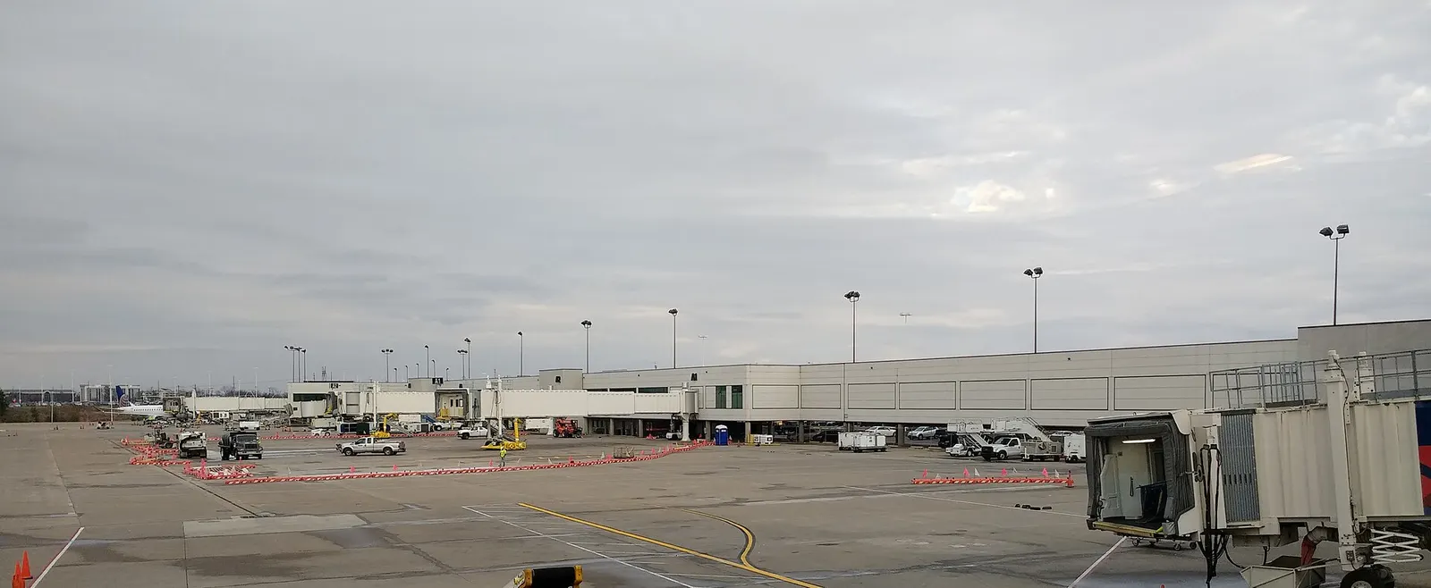Exterior of Concourse A at Nashville International Airport .