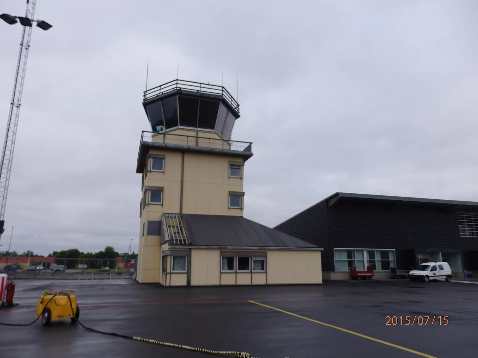 Control tower at Brønnøysund Airport