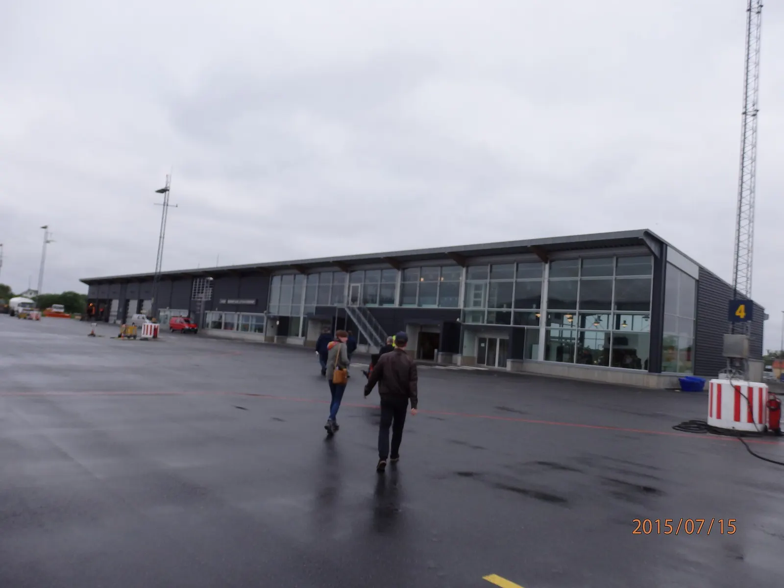 Exterior of the Brønnøysund Airport passenger terminal building