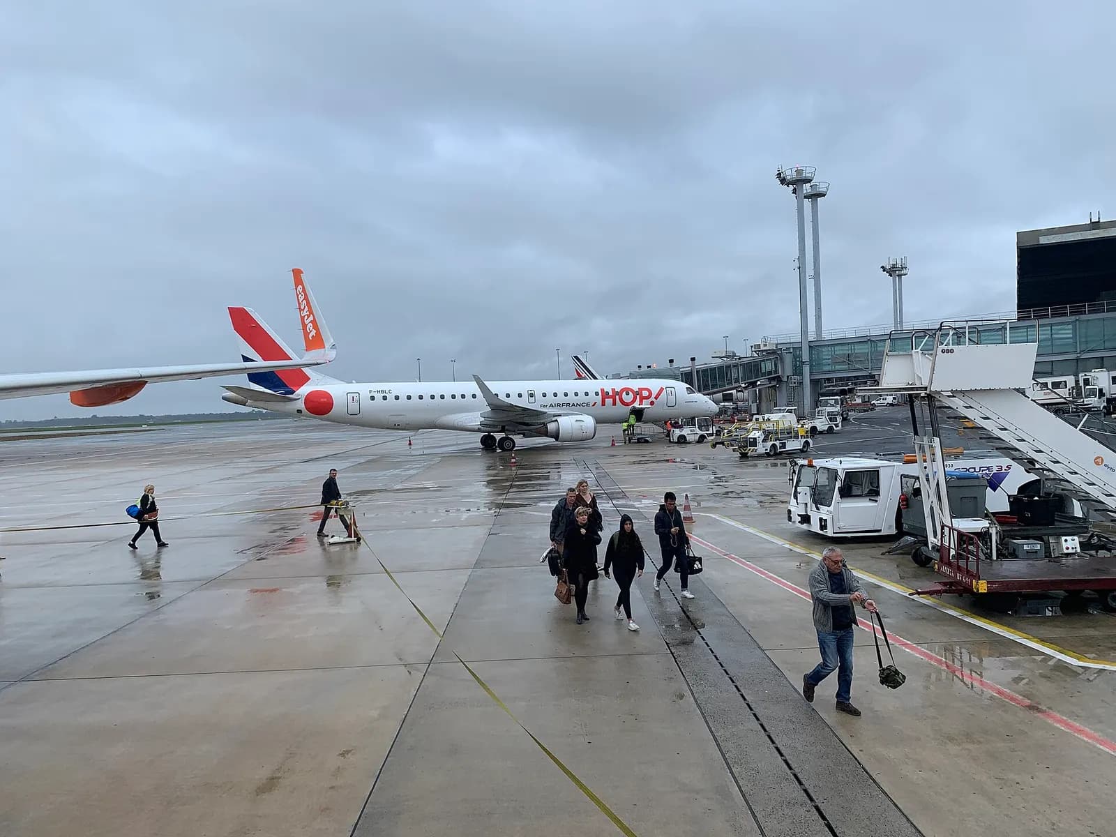 Apron / tarmac at Bordeaux-Mérignac Airport, October 2019