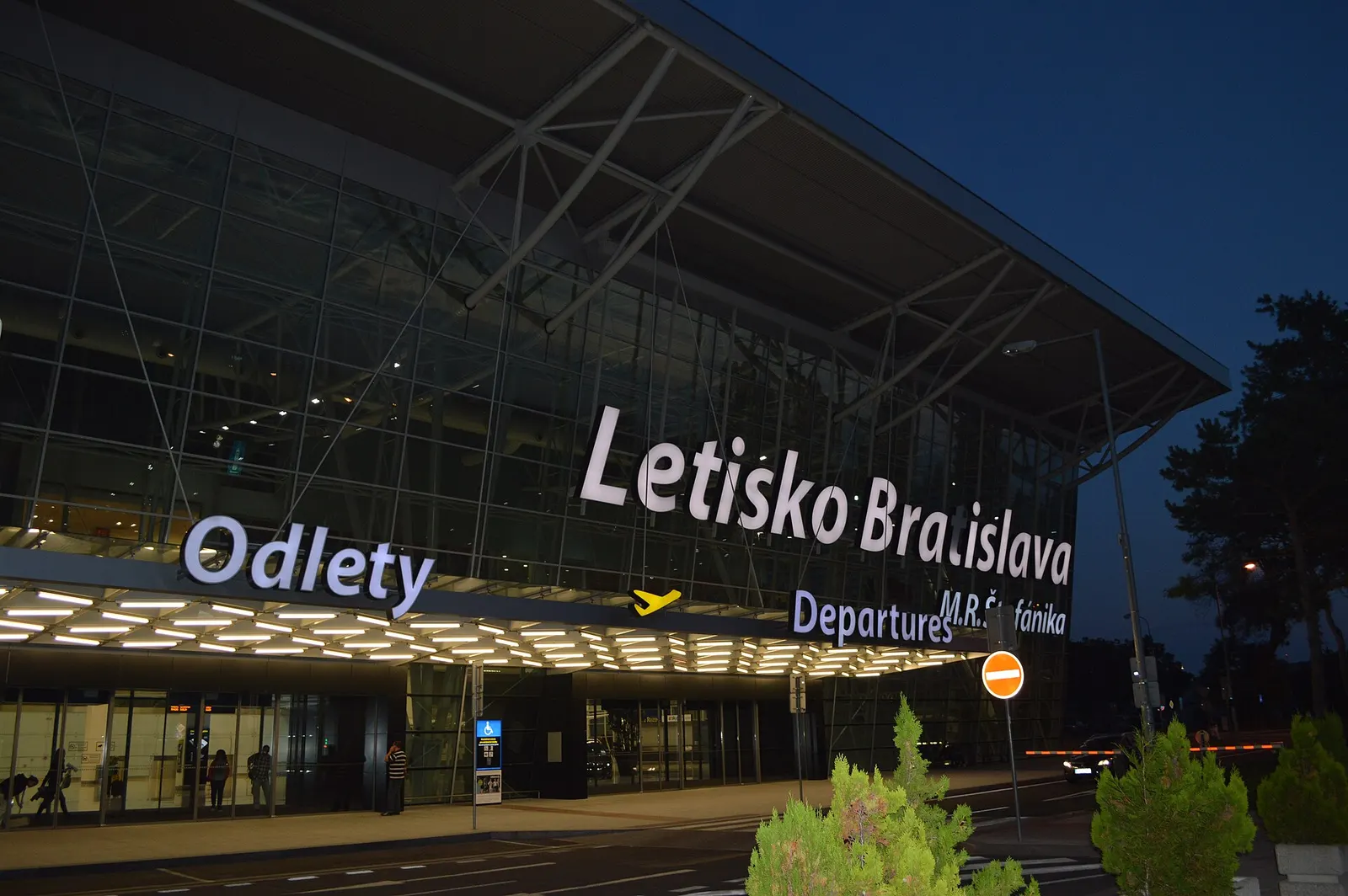 Departures terminal of Airport Bratislava