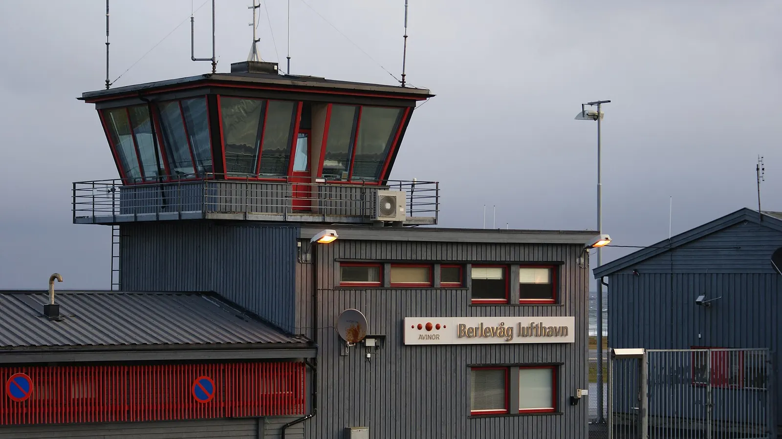 Berlevåg Airport, Varangerhalvøya, Finnmark, Norway.