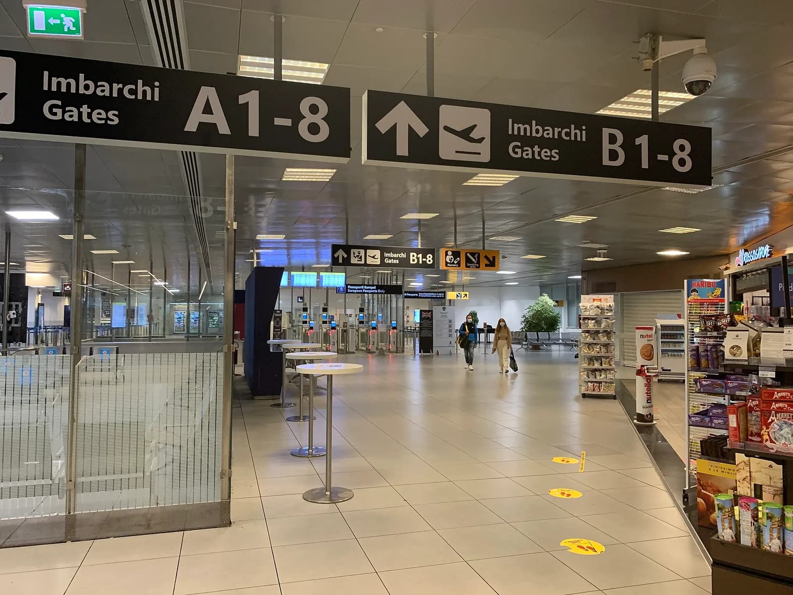 Ciampino terminal interior 2021