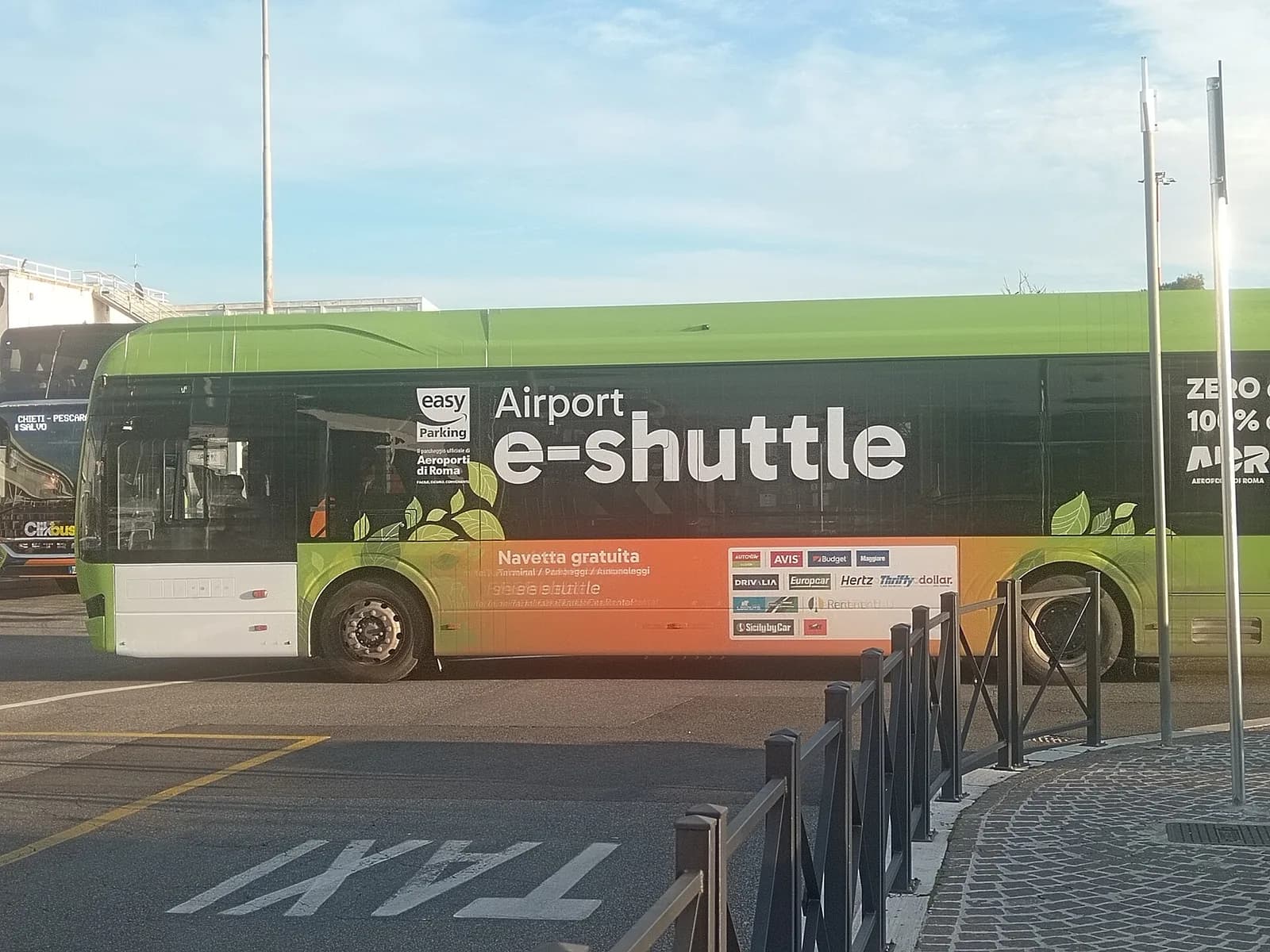 Ciampino airport e-shuttle bus 2026