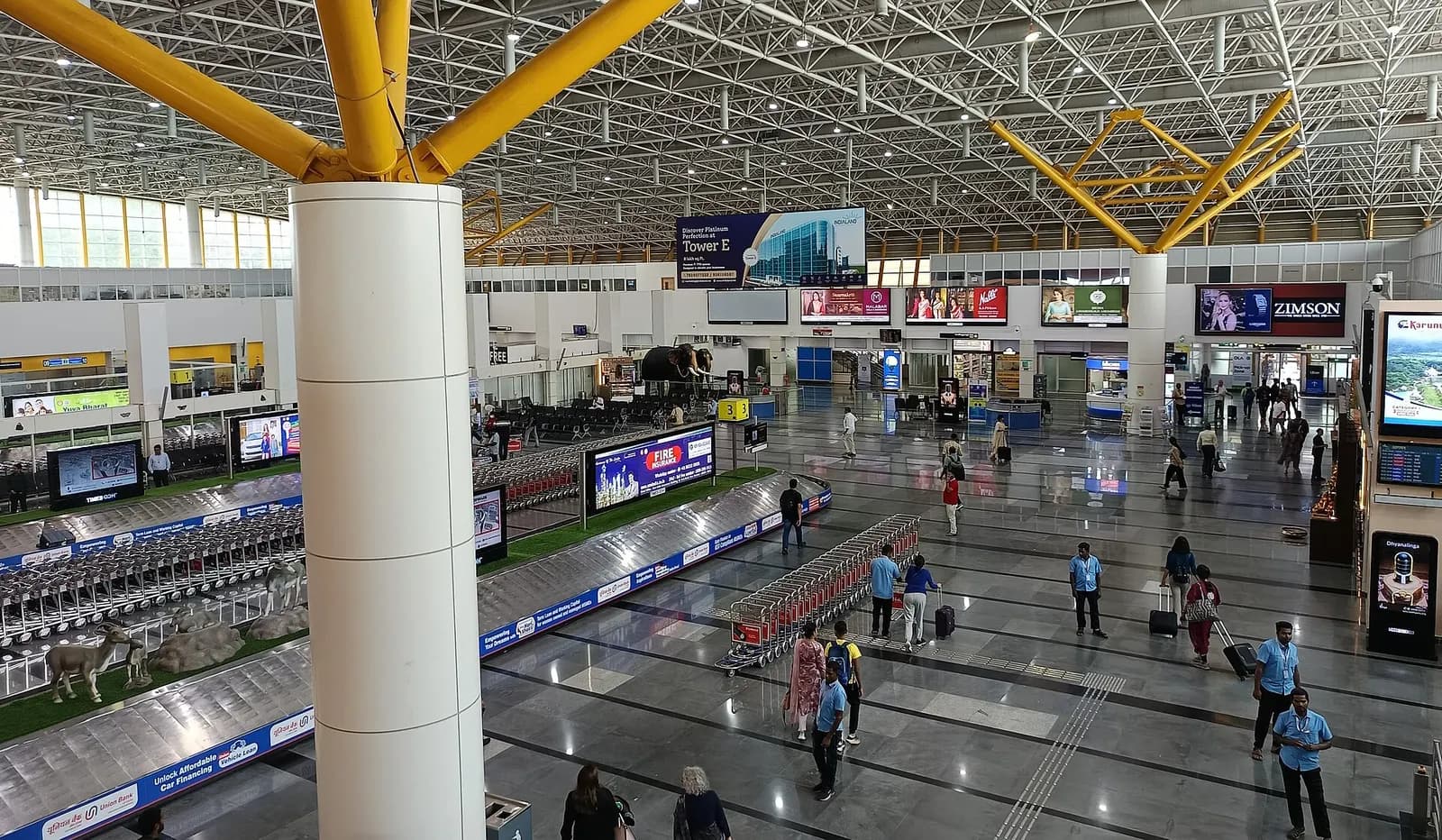 Inside view of Coimbatore Airport