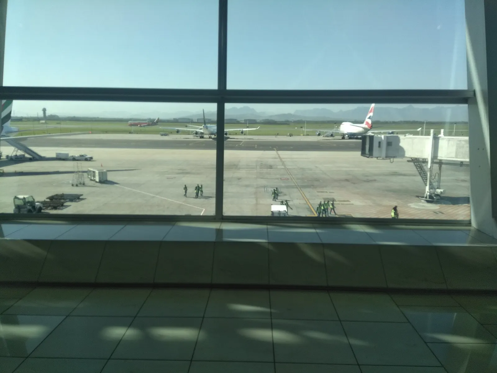 Aircraft at Cape Town International Airport