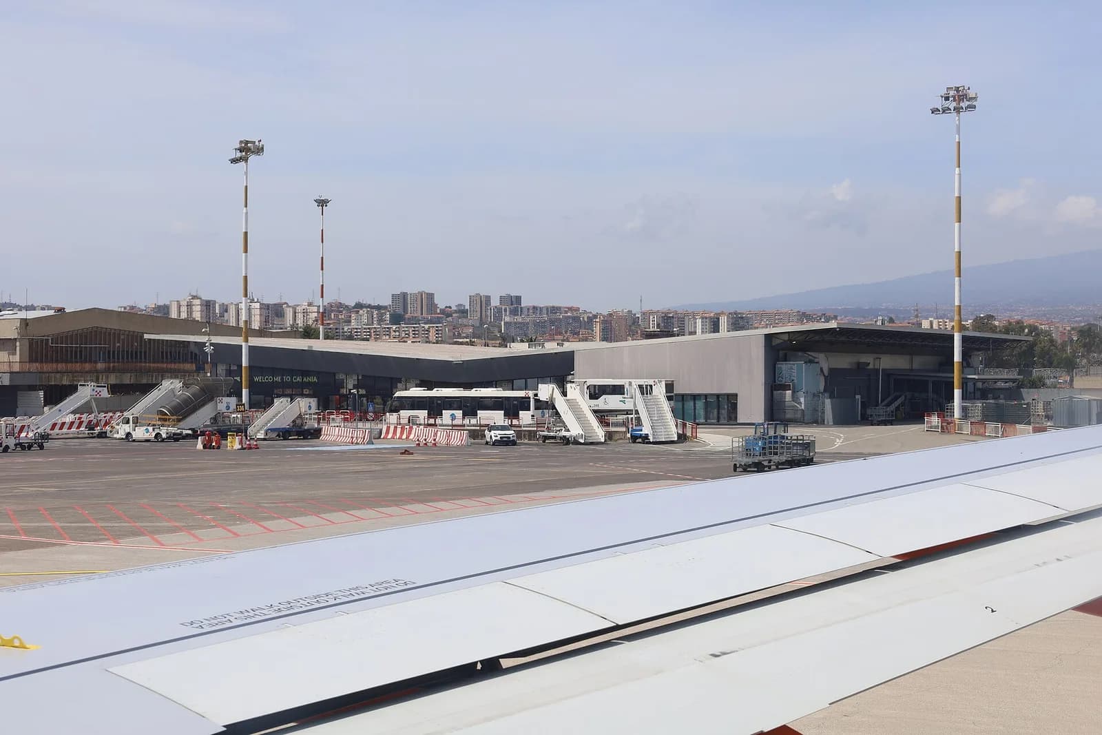 Further exterior view of Catania-Fontanarossa Airport in 2024