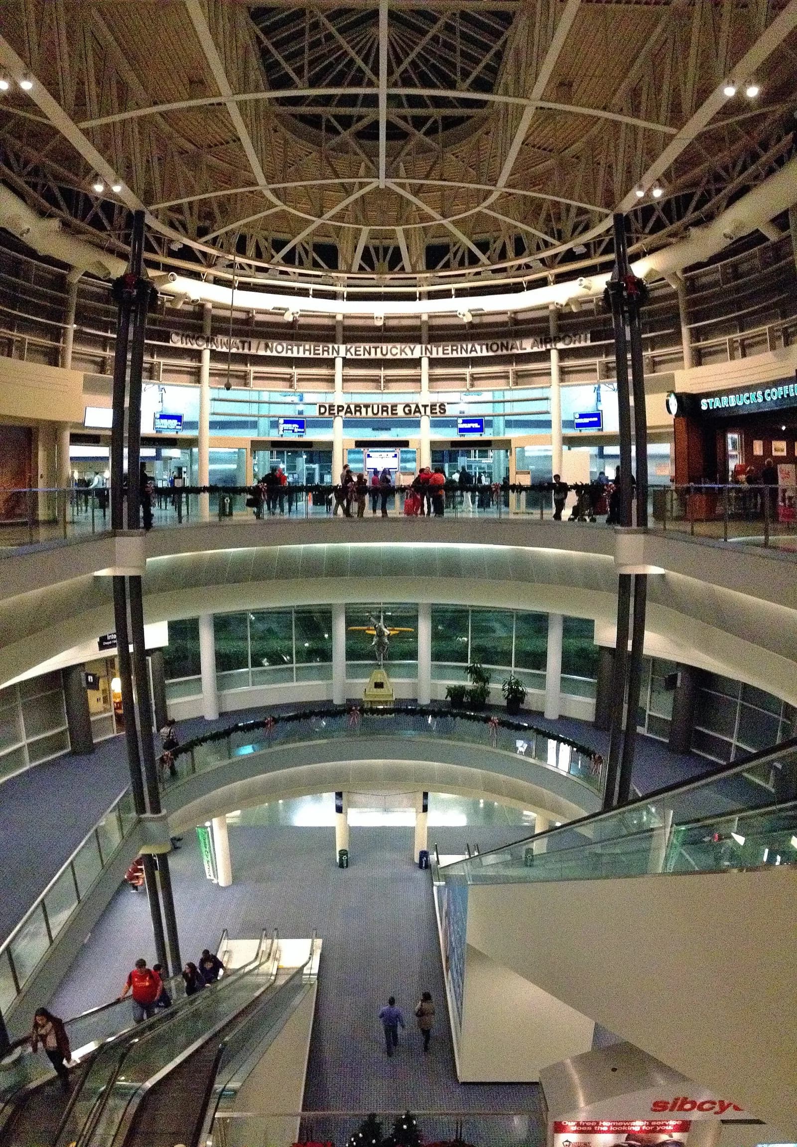 Main terminal of the Cincinnati/Northern Kentucky International Airport.