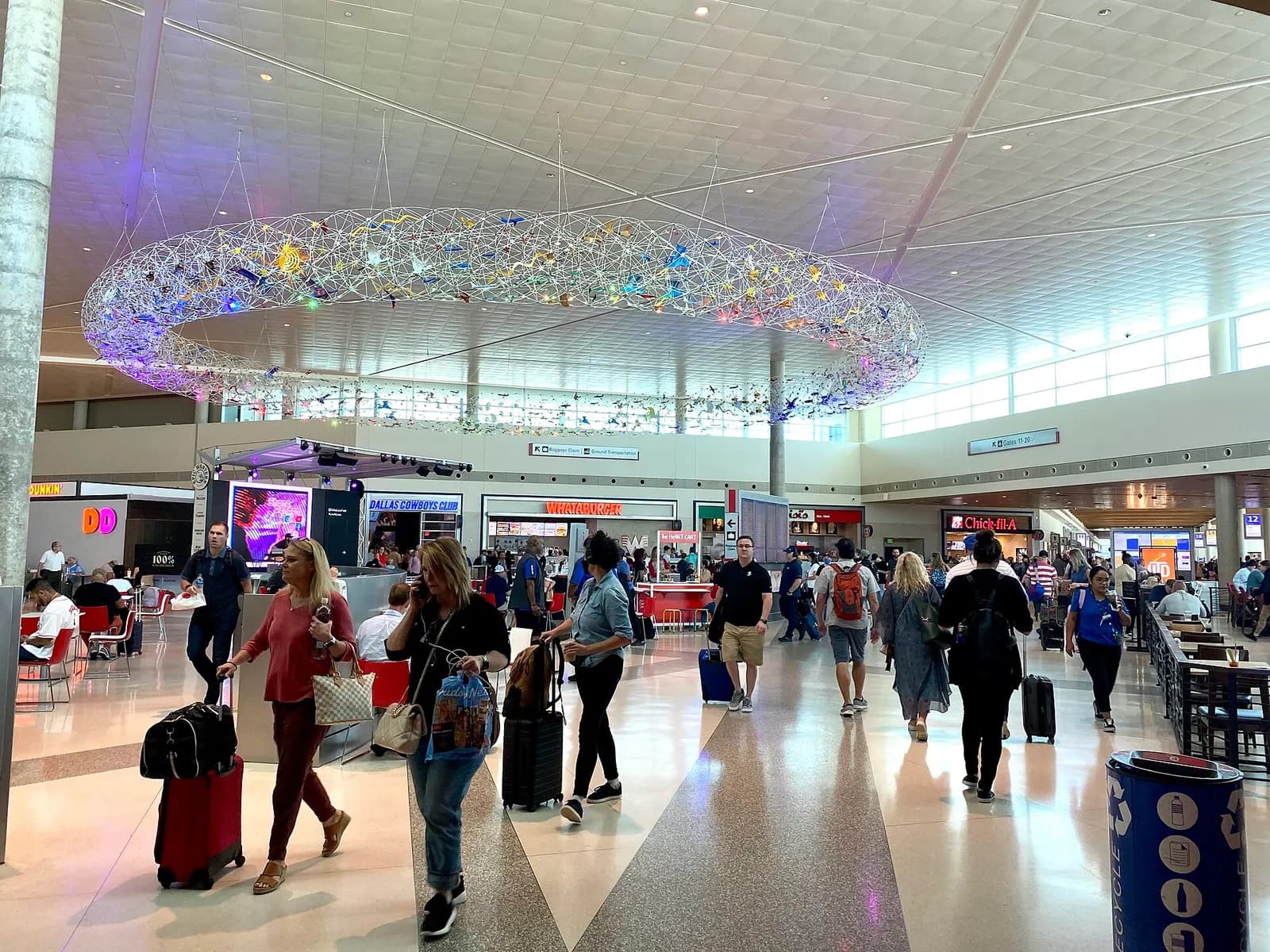 Main terminal at Dallas Love Field Airport