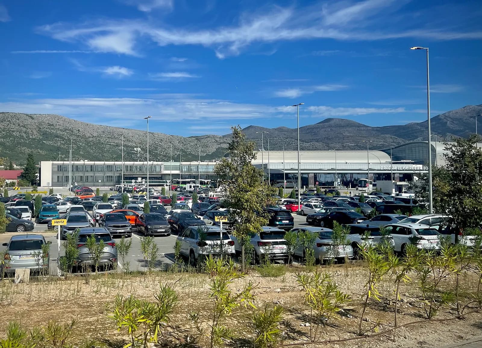 Dubrovnik Airport parking and terminal campus