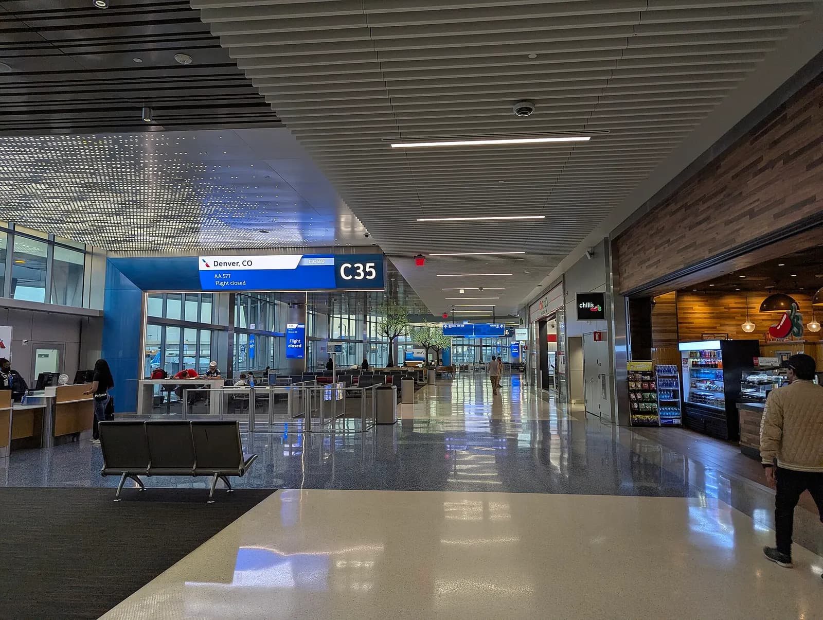 Gate C35, one of the "High C gates" at w:Dallas Fort Worth International Airport