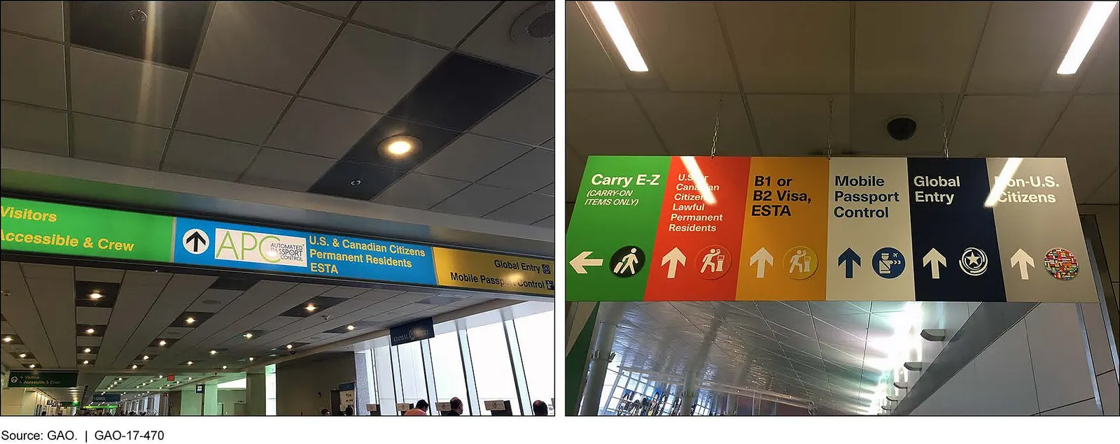 This image is excerpted from a U.S. GAO report: www.gao.gov/products/GAO-17-470 INTERNATIONAL AIR TRAVELERS: CBP Collaborates with Stakeholders to Facilitate the Arrivals Process, but Could Strengthen Reporting of Airport Wait Times Note: MIA North Terminal, also known as Terminal D is shown on the 