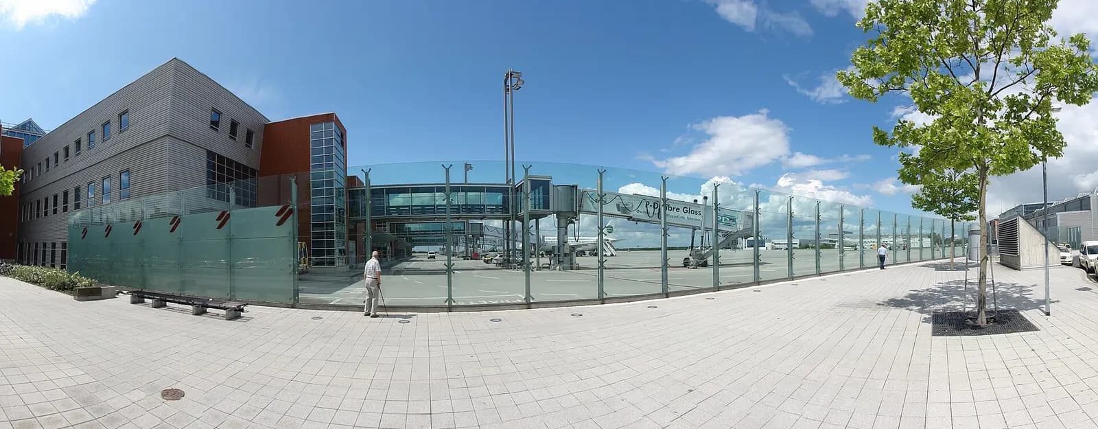 The Dresden Airport.