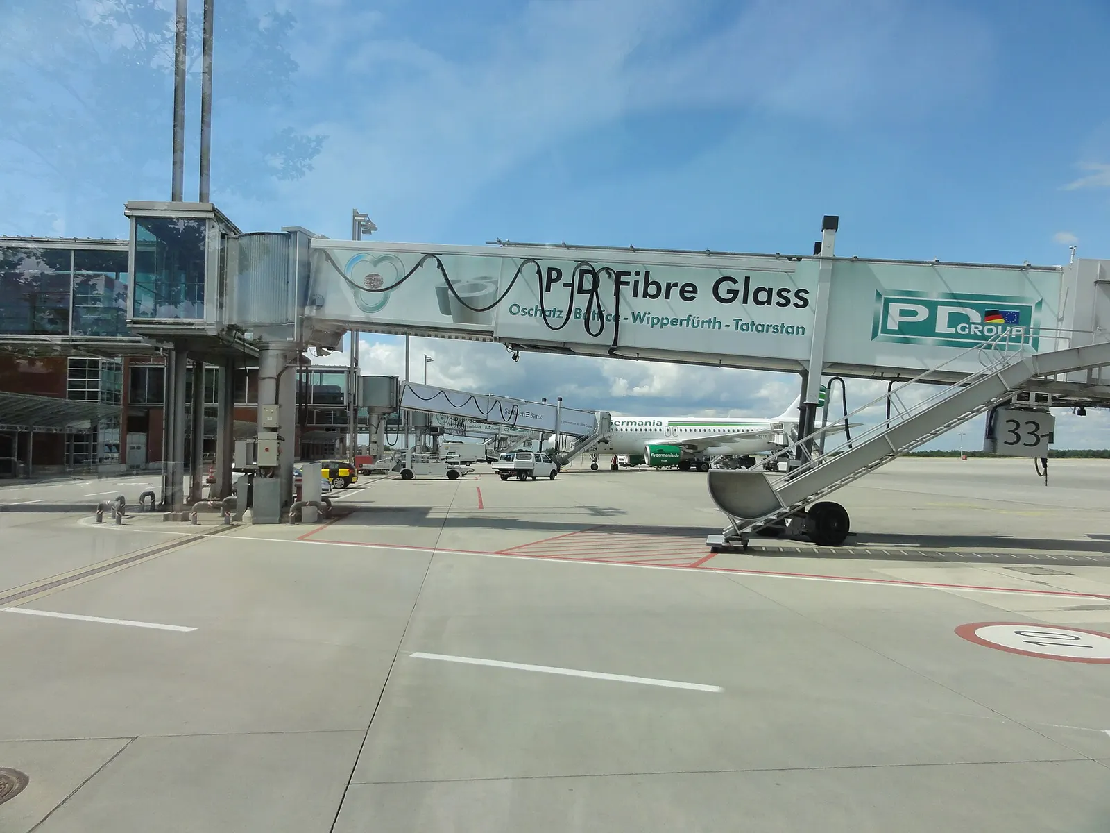 The Dresden Airport.