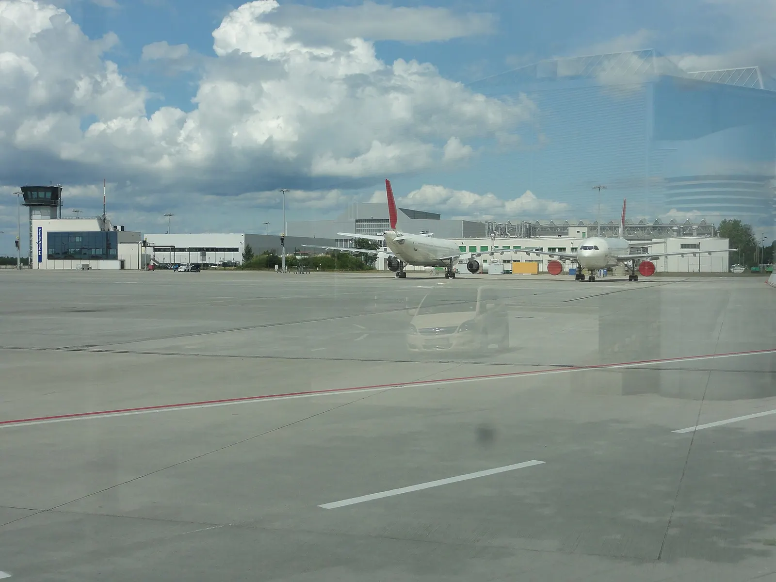 The Dresden Airport.
