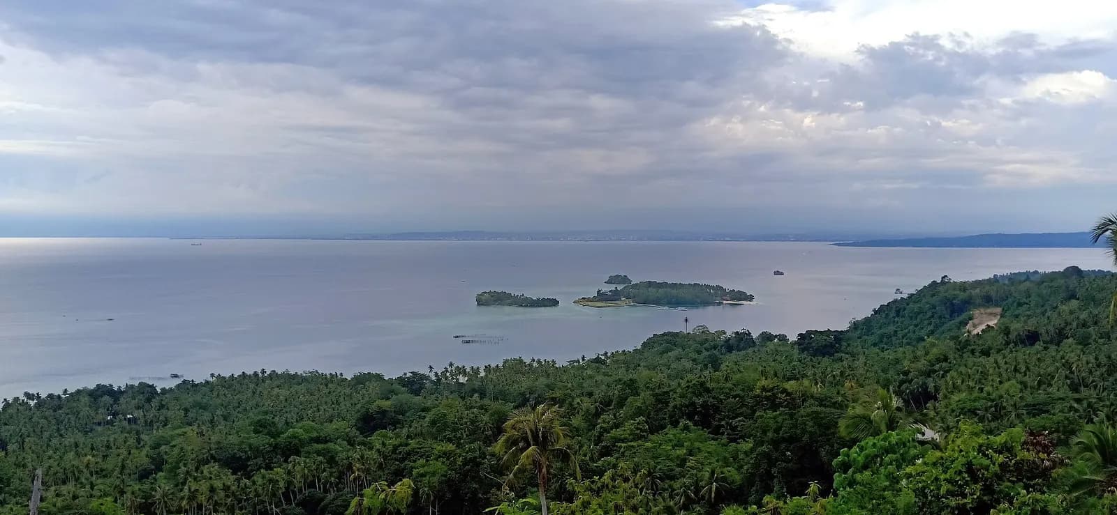 View of the Samal, the Davao Gulf and Malipano Islands from the Blue Bird View Deck