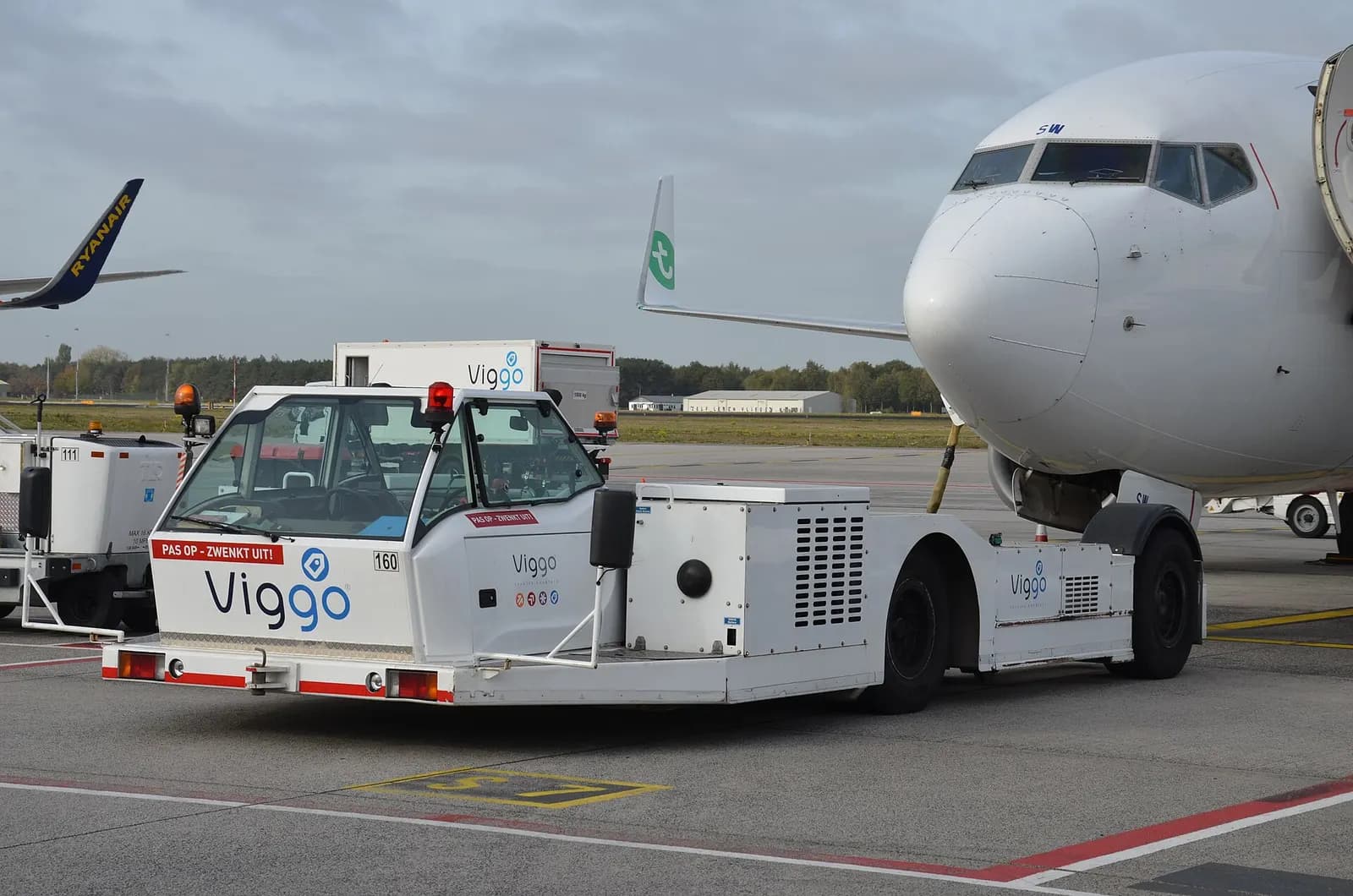 Landside / apron context at Eindhoven Airport in 2018.