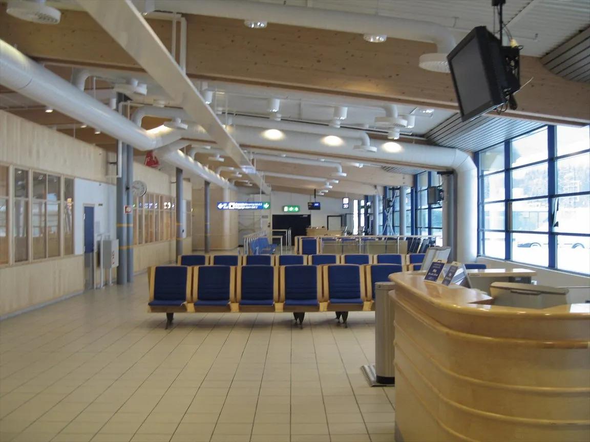Gate 30 airside view at Harstad/Narvik Airport, Evenes