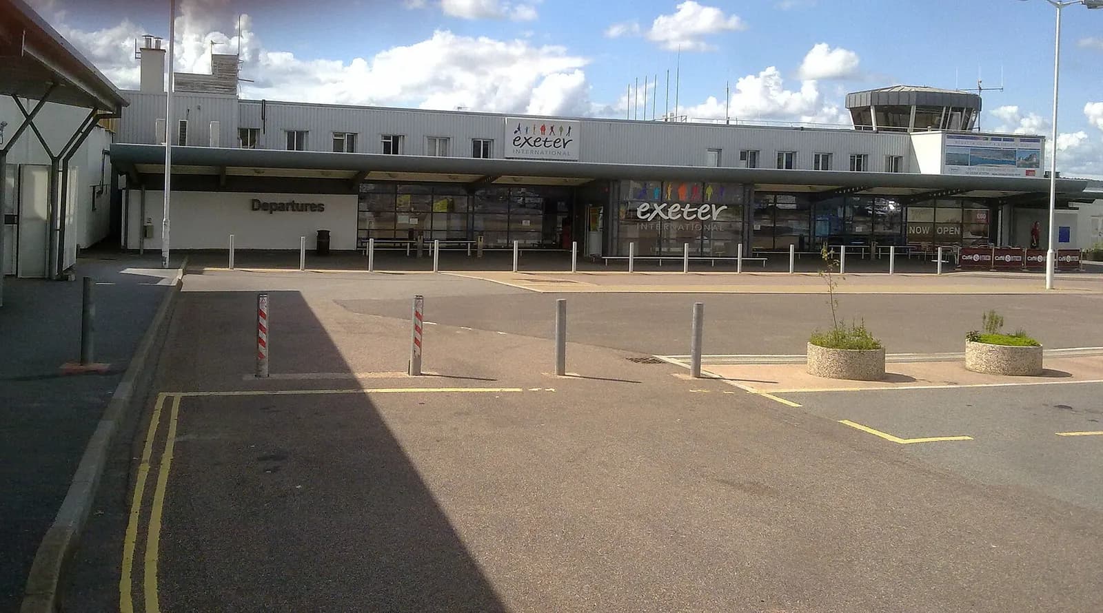 Departures at Exeter International Airport