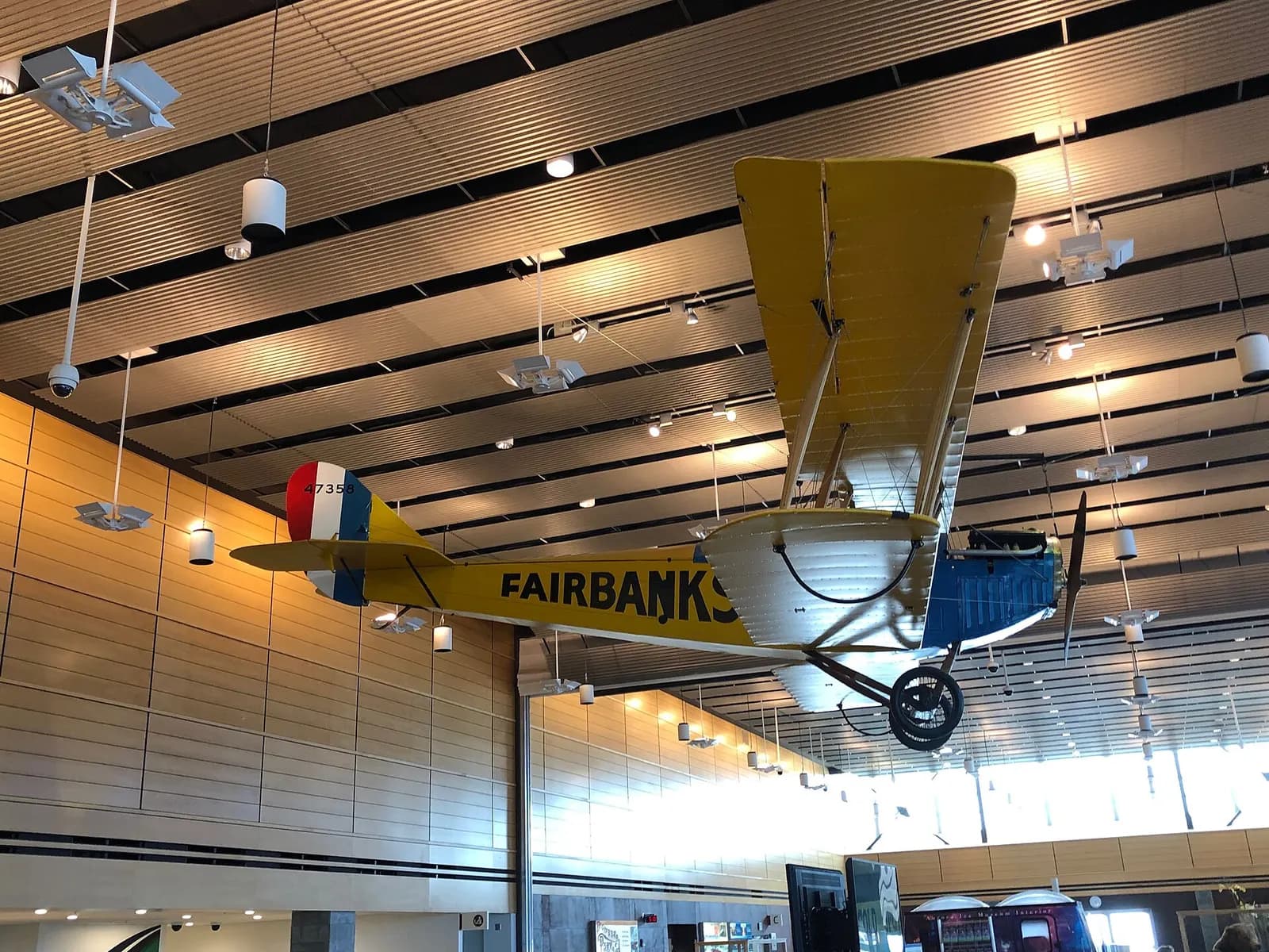 Fairbanks International Airport terminal building on 27 April 2019