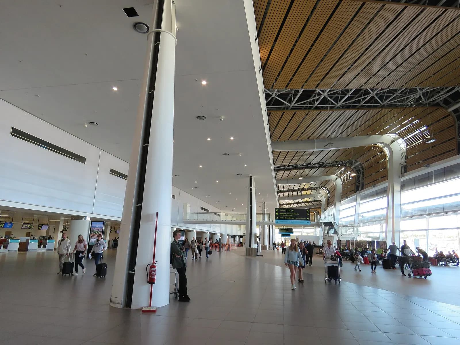 Faro airport concourse, Portugal