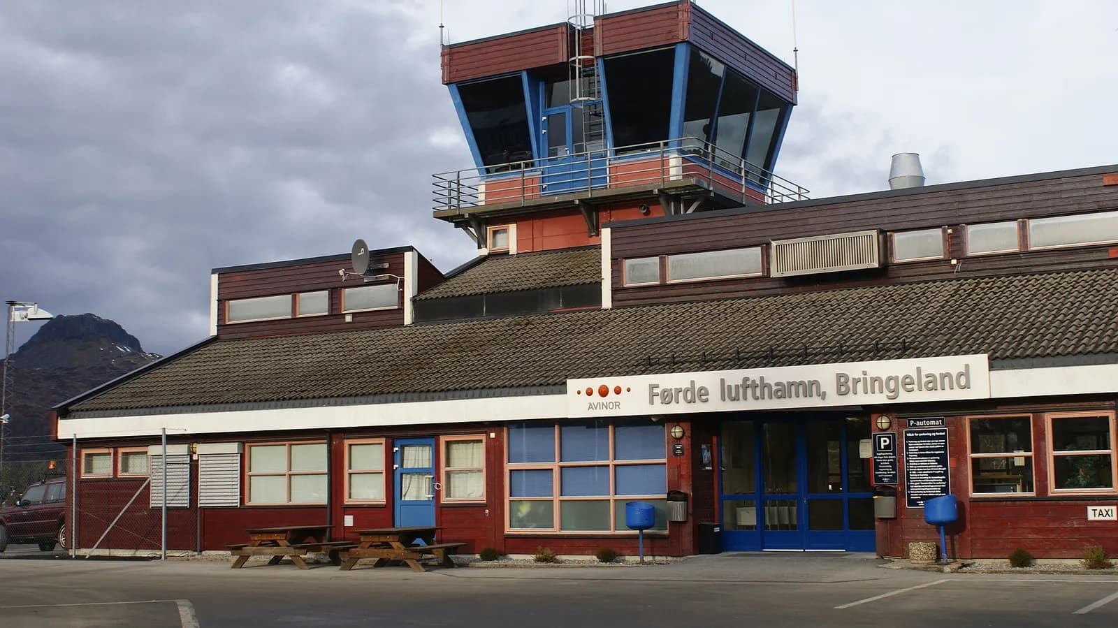 Førde Airport, Sogn og Fjordane, Norway.