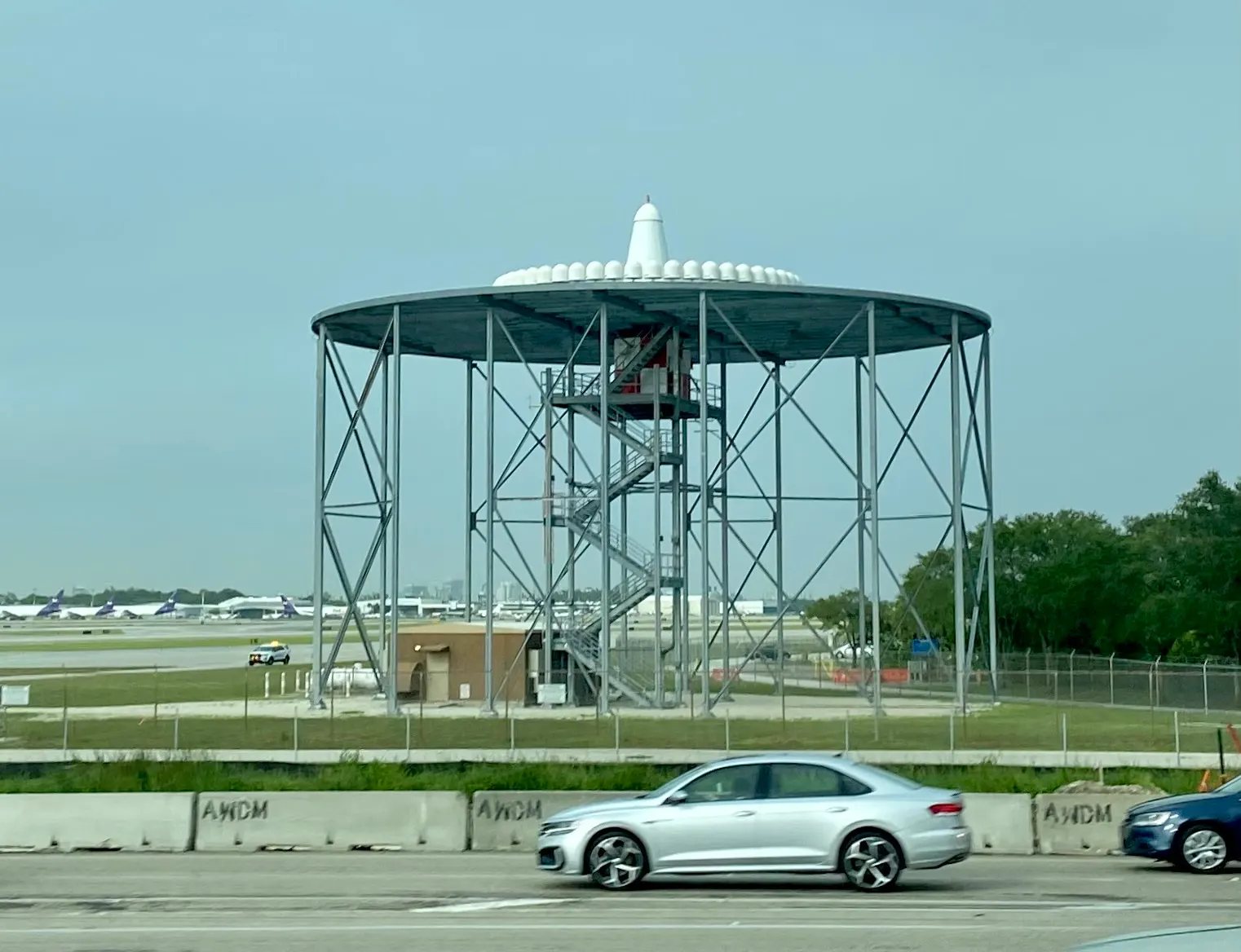 VOR (VHF omnidirectional range), Fort Lauderdale-Hollywood International Airport, Florida June 2021