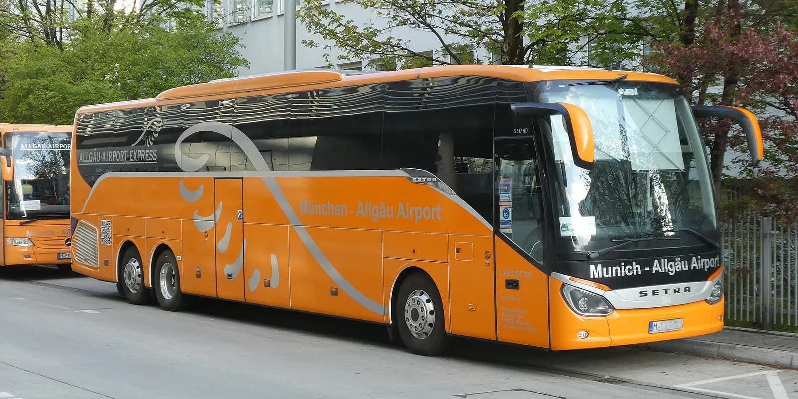 Airport bus serving Memmingen Airport